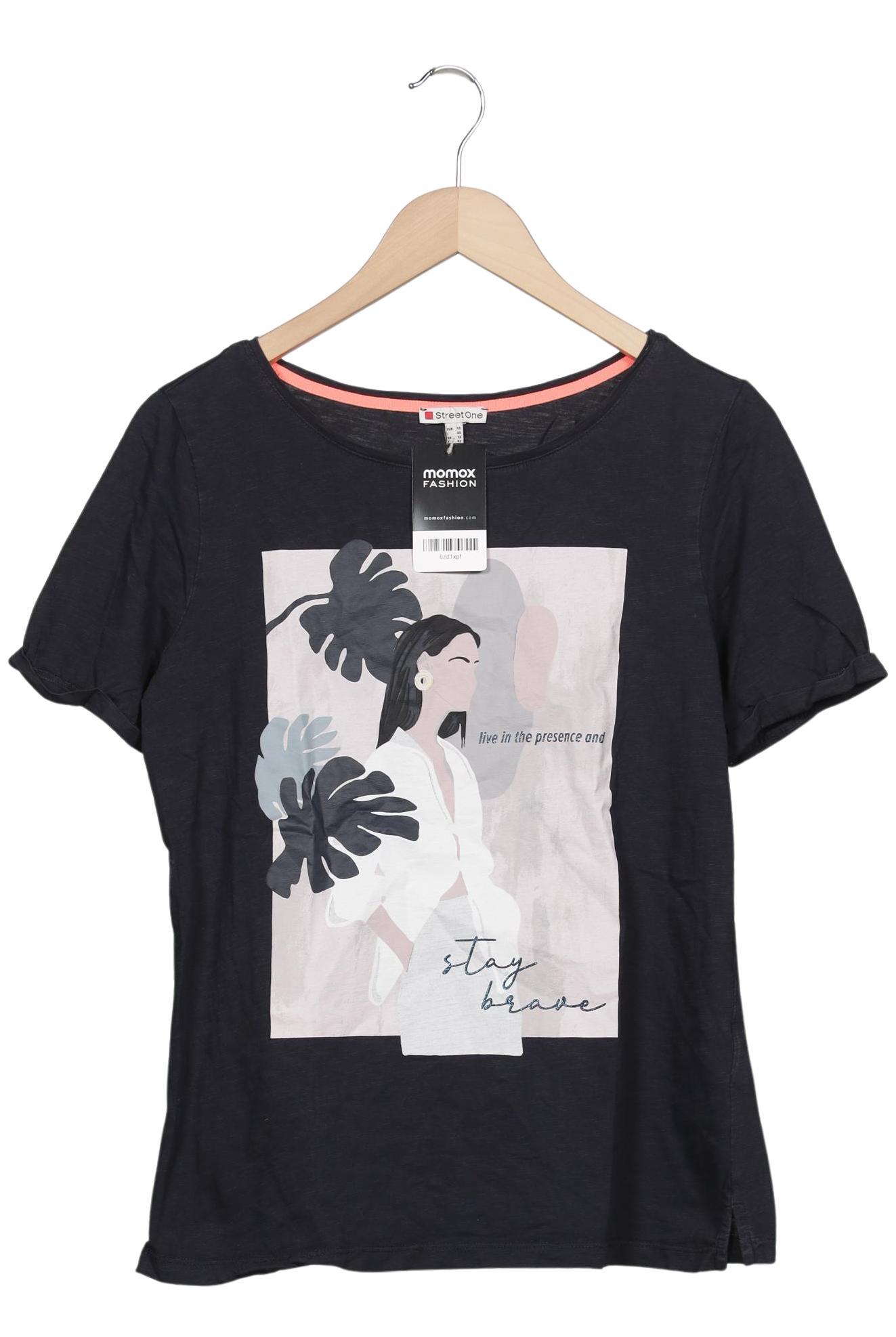 

Street One Damen T-Shirt, marineblau, Gr. 40