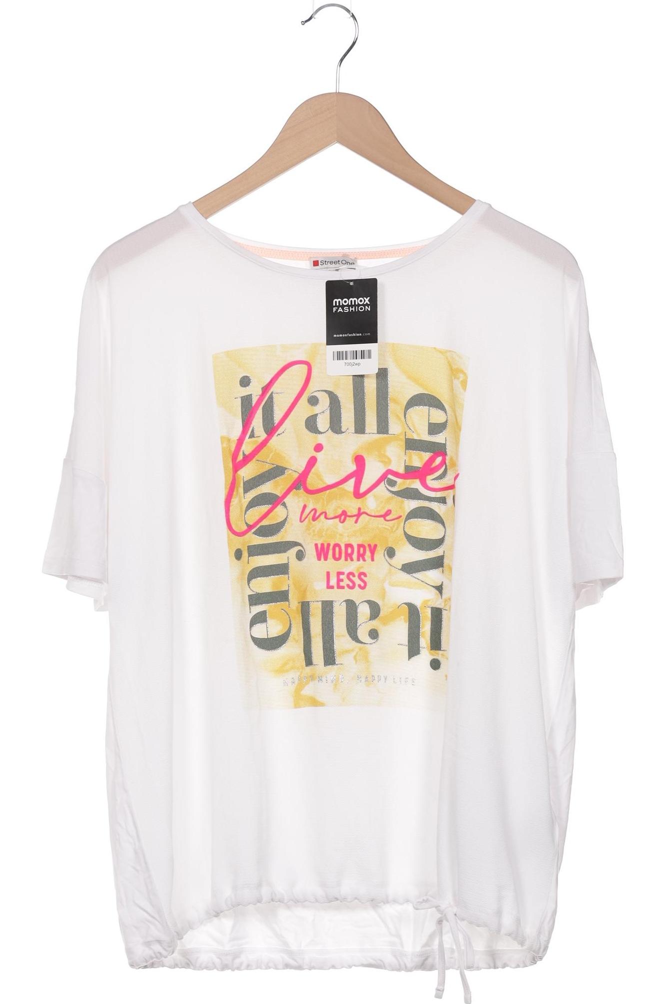 

Street One Damen T-Shirt, weiß, Gr. 44
