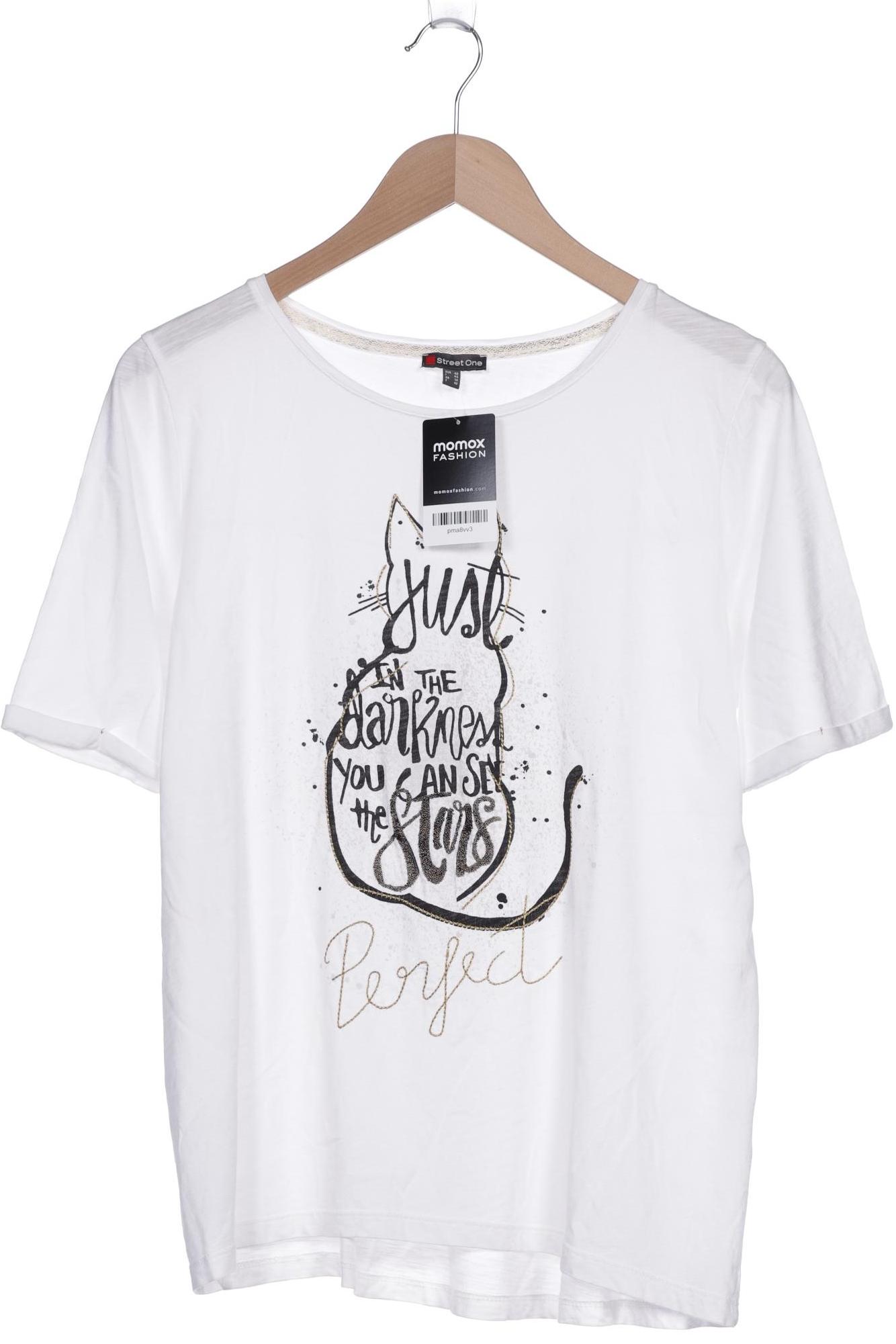 

Street One Damen T-Shirt, weiß, Gr. 40