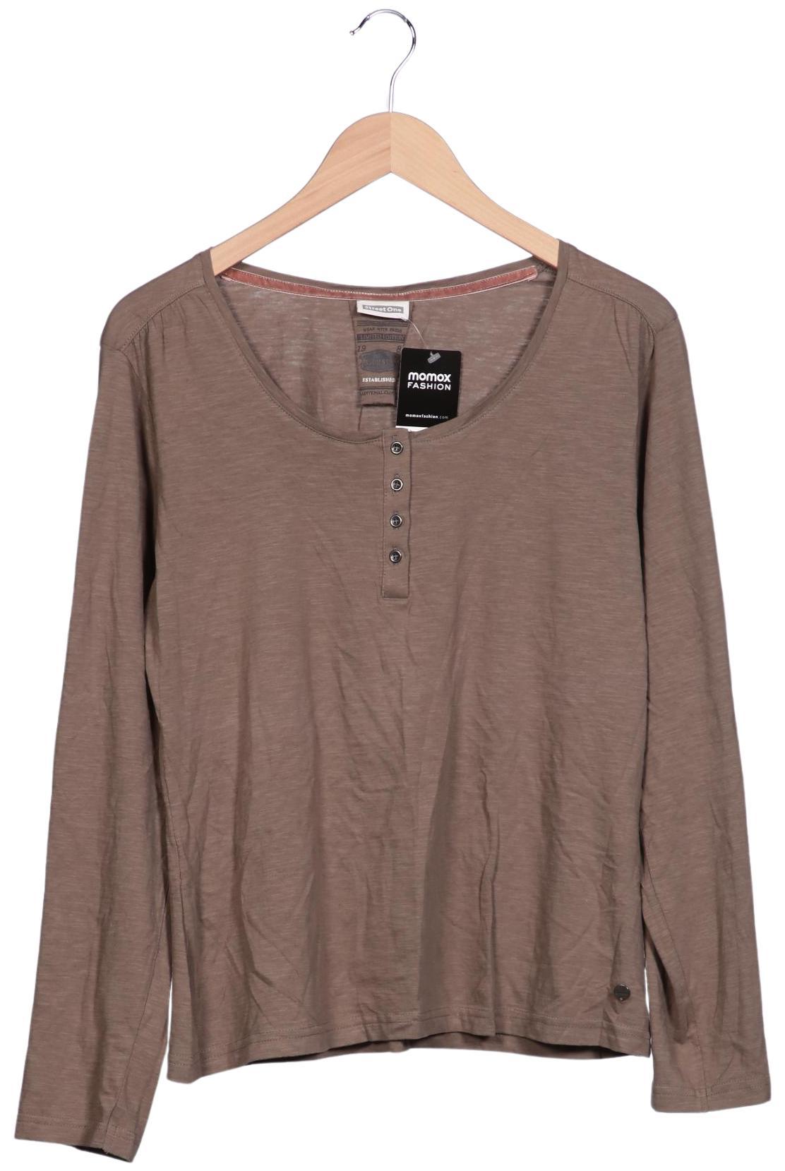 

Street One Damen Langarmshirt, braun, Gr. 44