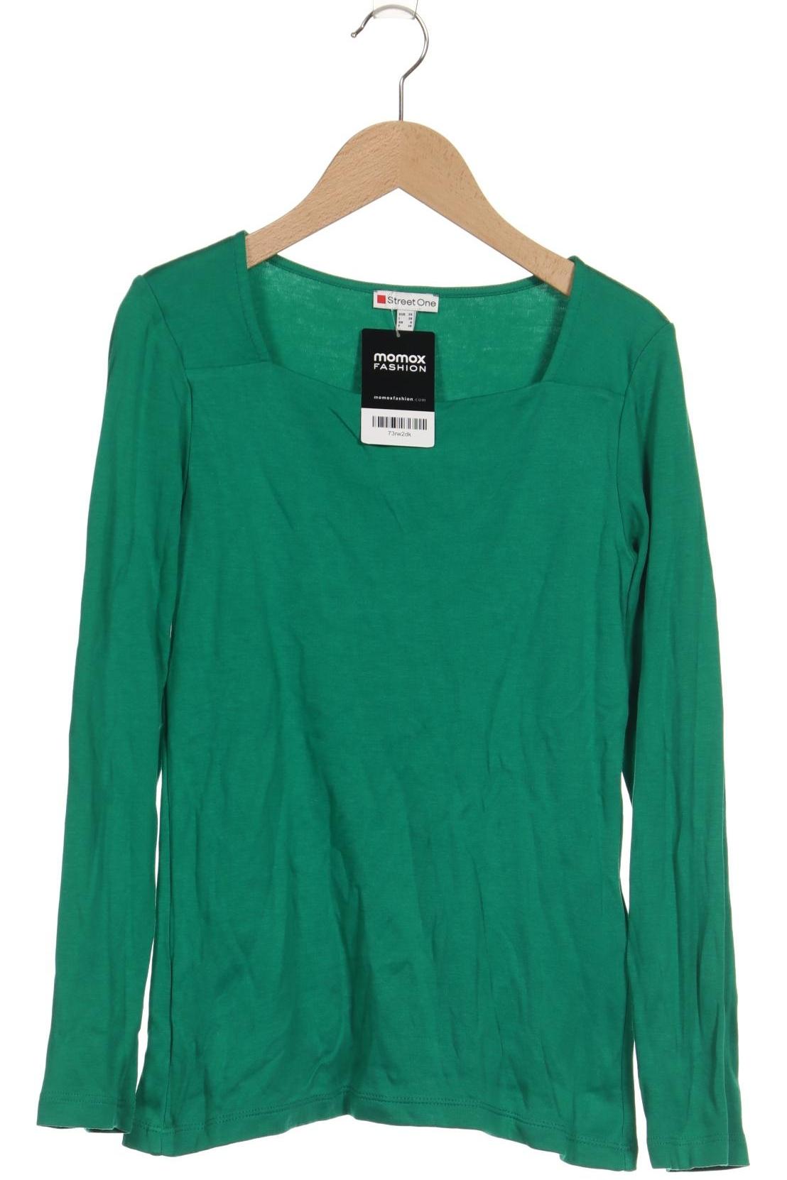 

Street One Damen Langarmshirt, grün, Gr. 34