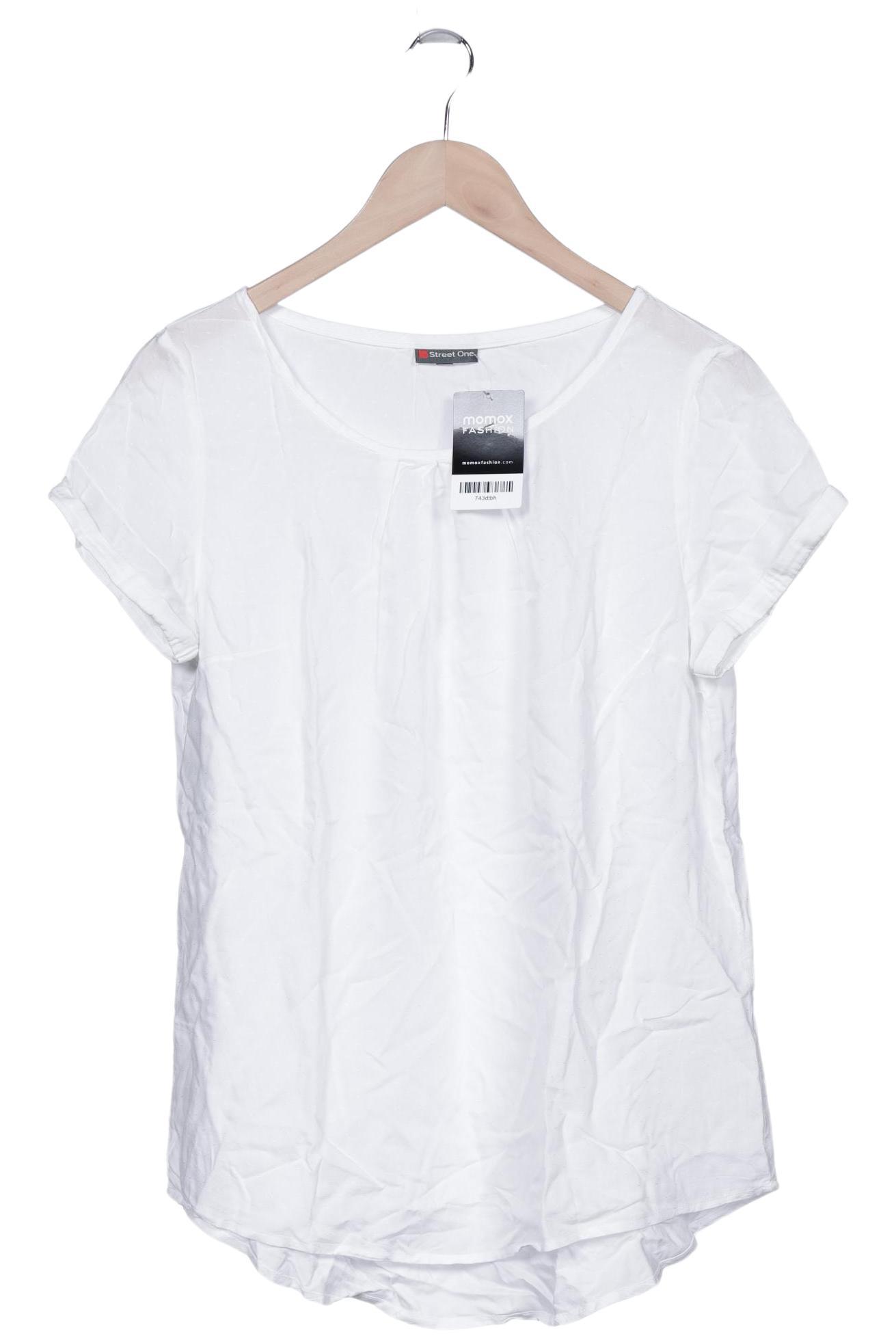 

Street One Damen T-Shirt, weiß, Gr. 40