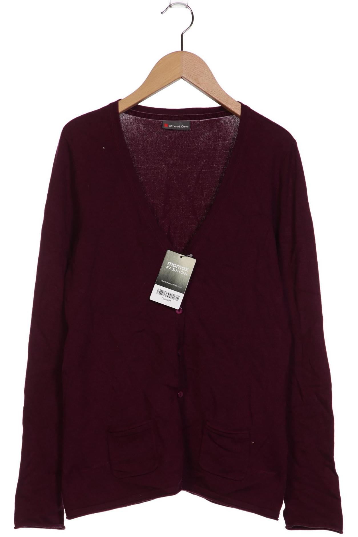 

Street One Damen Strickjacke, bordeaux, Gr. 38