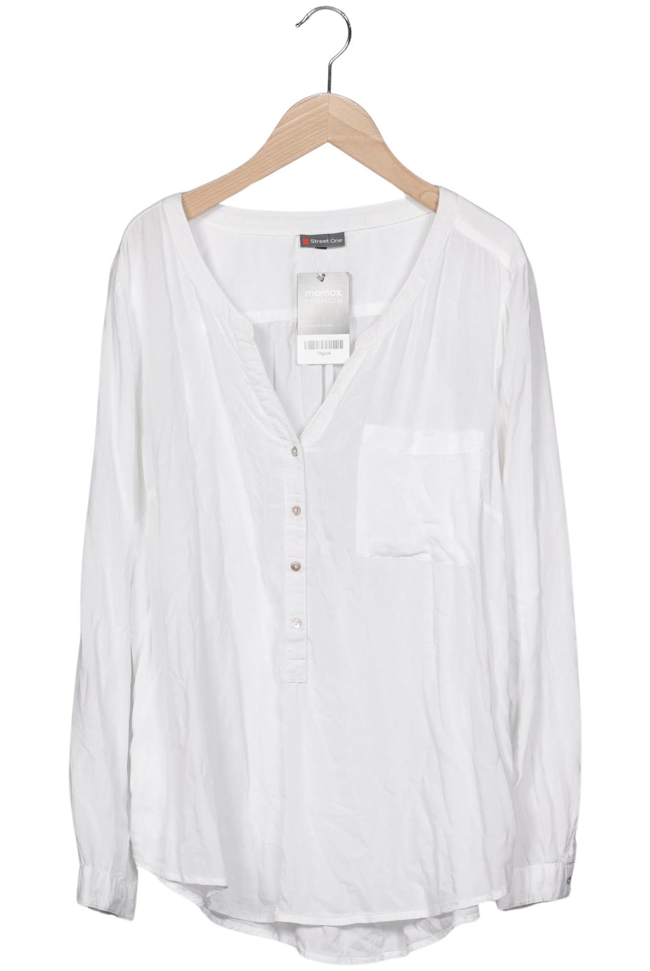

Street One Damen Bluse, weiß, Gr. 42