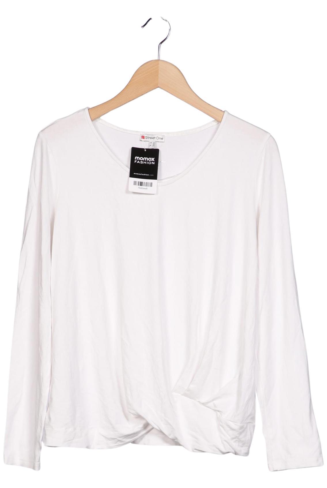 

Street One Damen Langarmshirt, weiß, Gr. 42