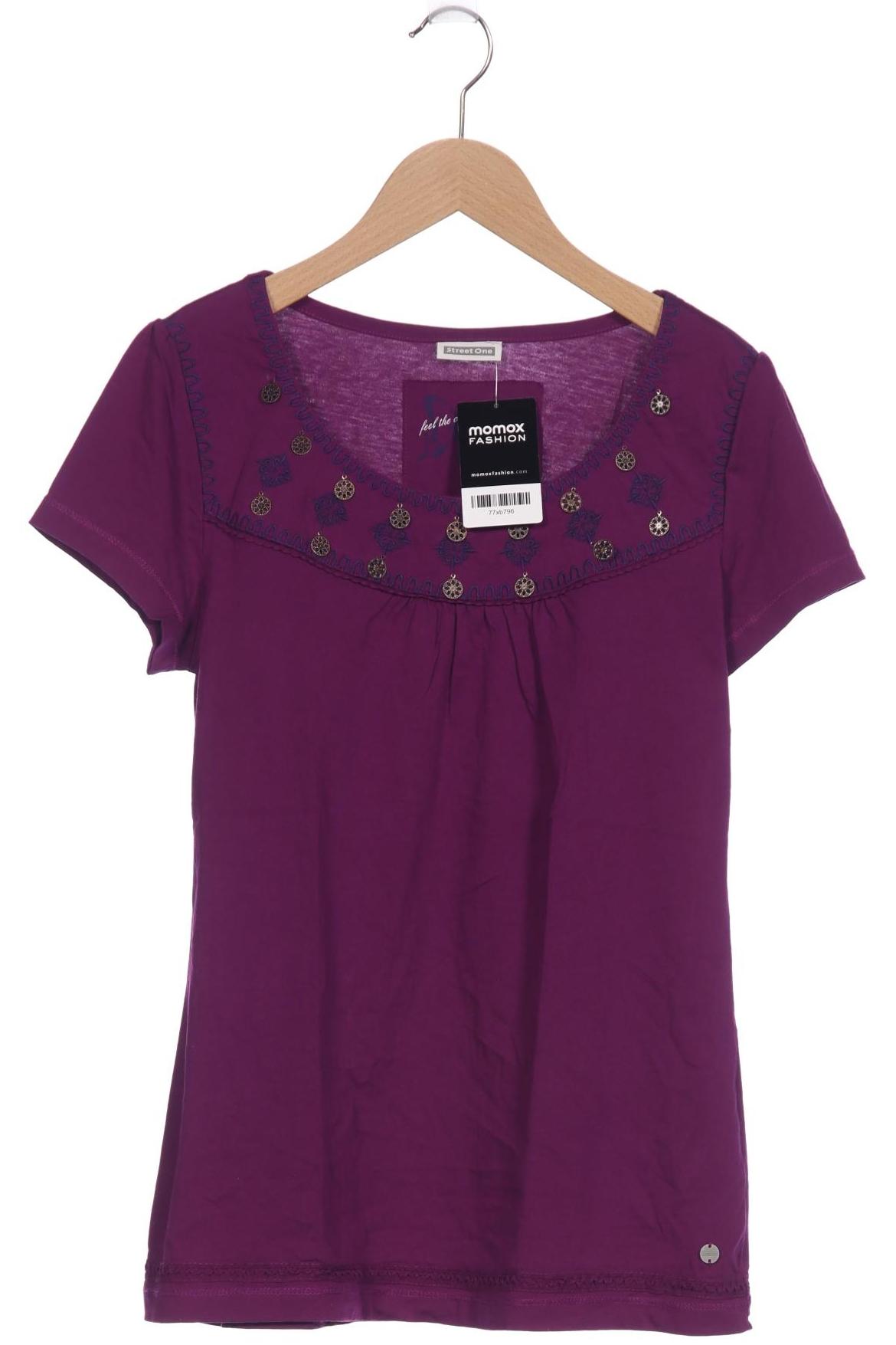 

Street One Damen T-Shirt, flieder, Gr. 42