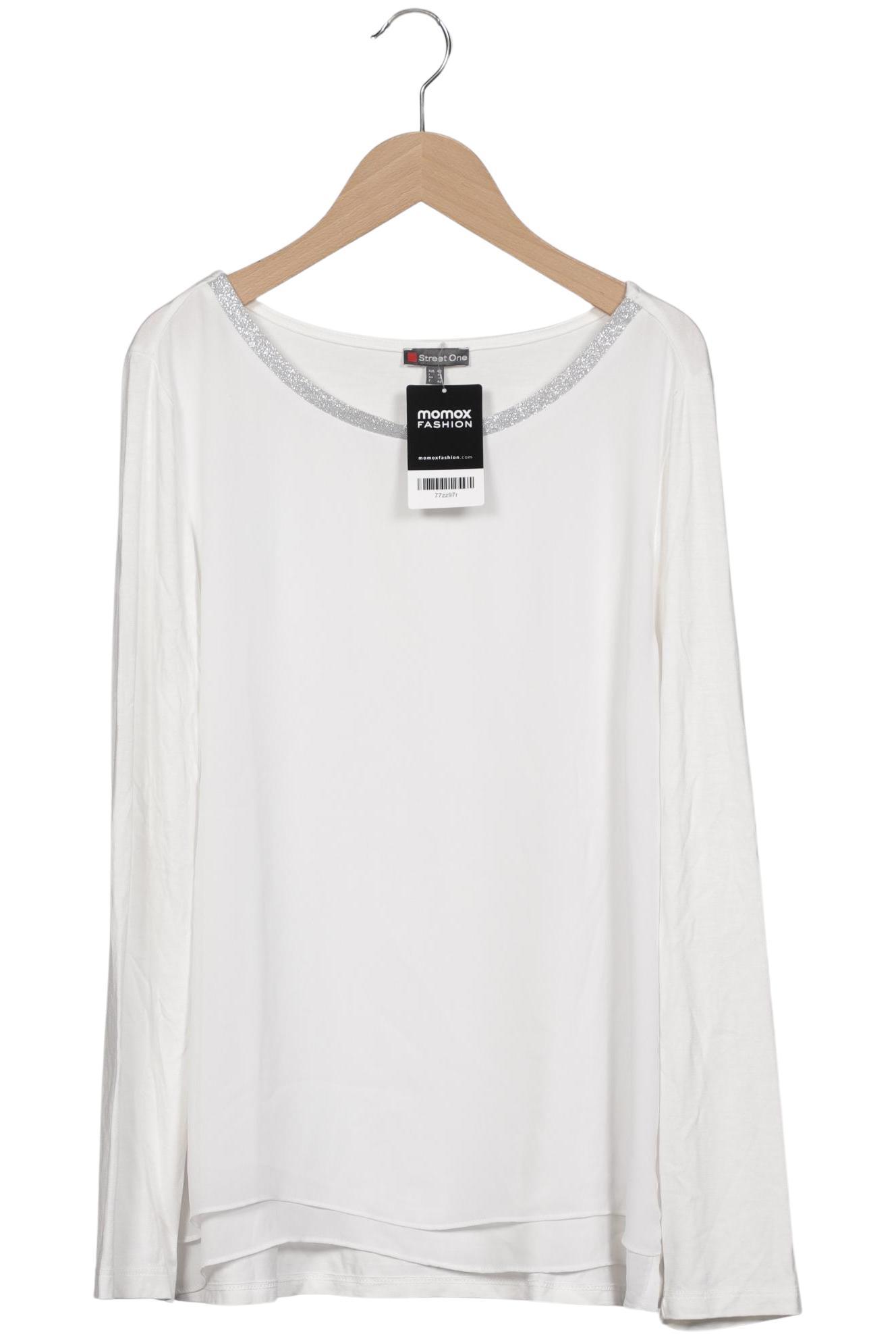 

Street One Damen Langarmshirt, weiß, Gr. 40