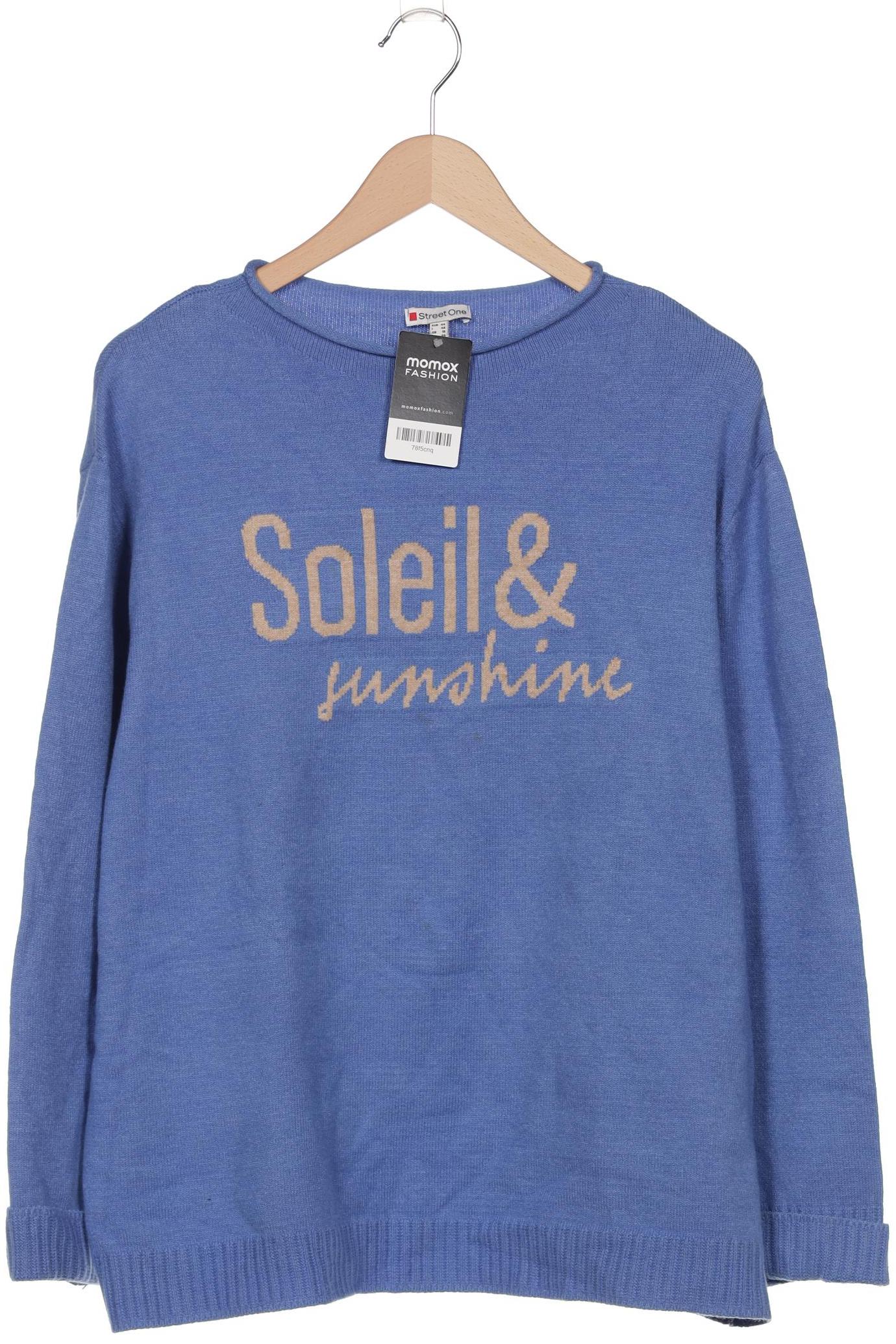 

Street One Damen Pullover, blau, Gr. 44