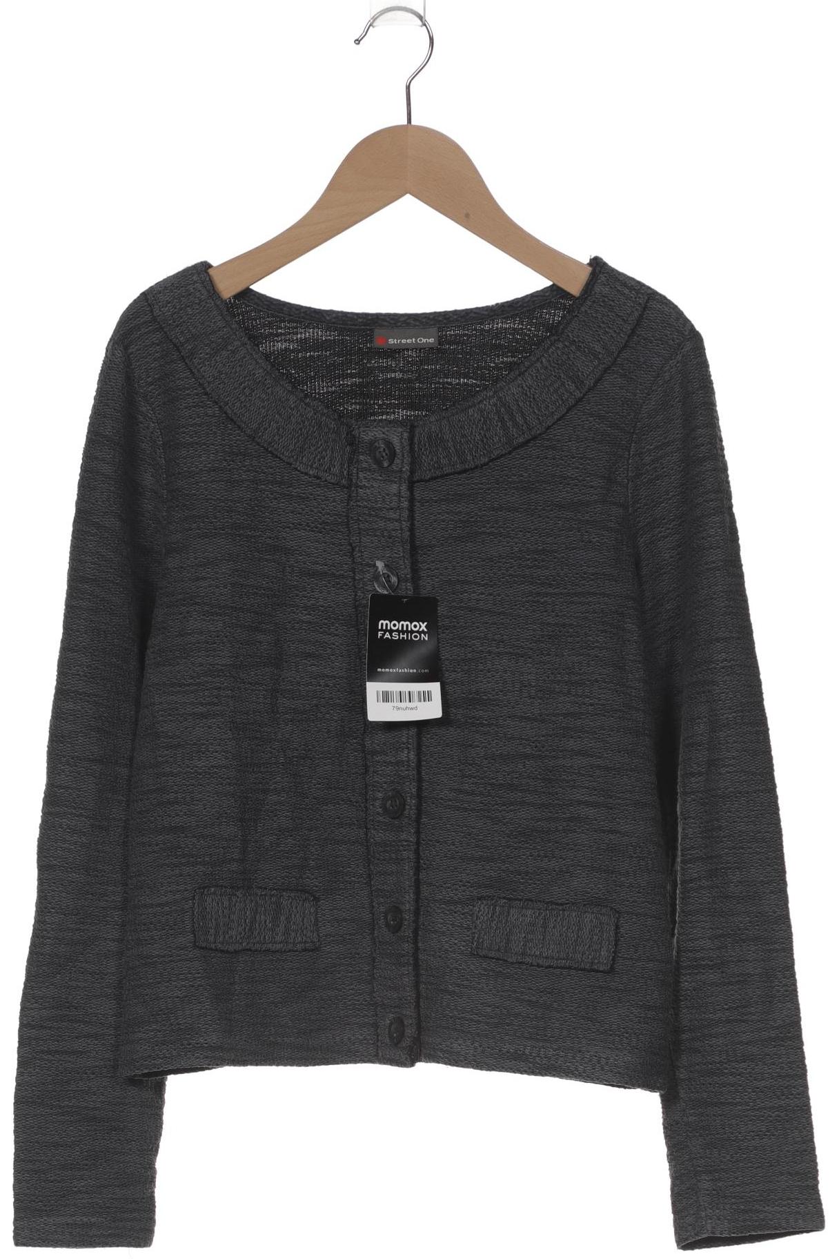 

Street One Damen Strickjacke, grau, Gr. 40