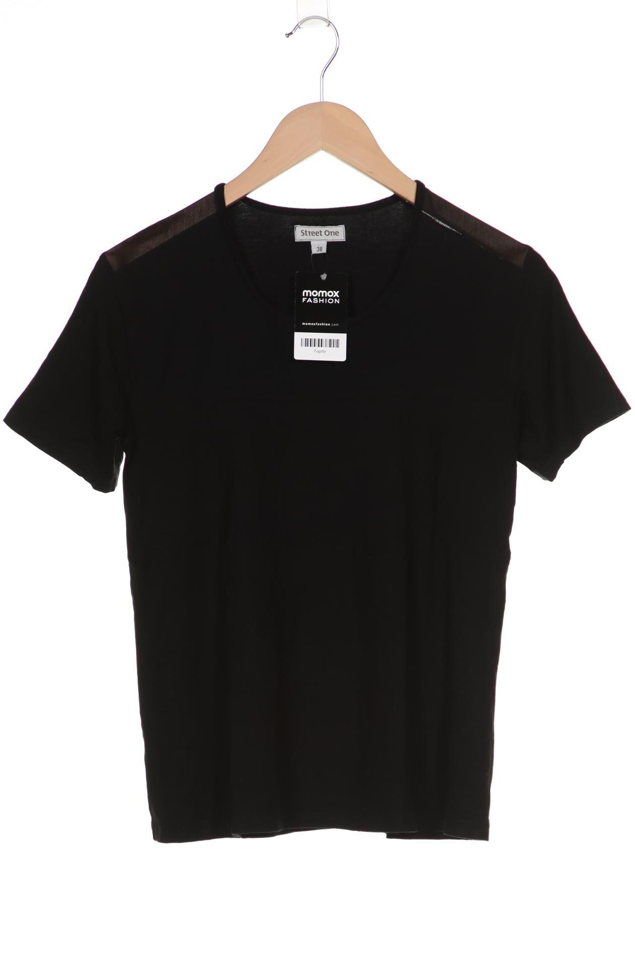 

Street One Damen T-Shirt, schwarz, Gr. 38