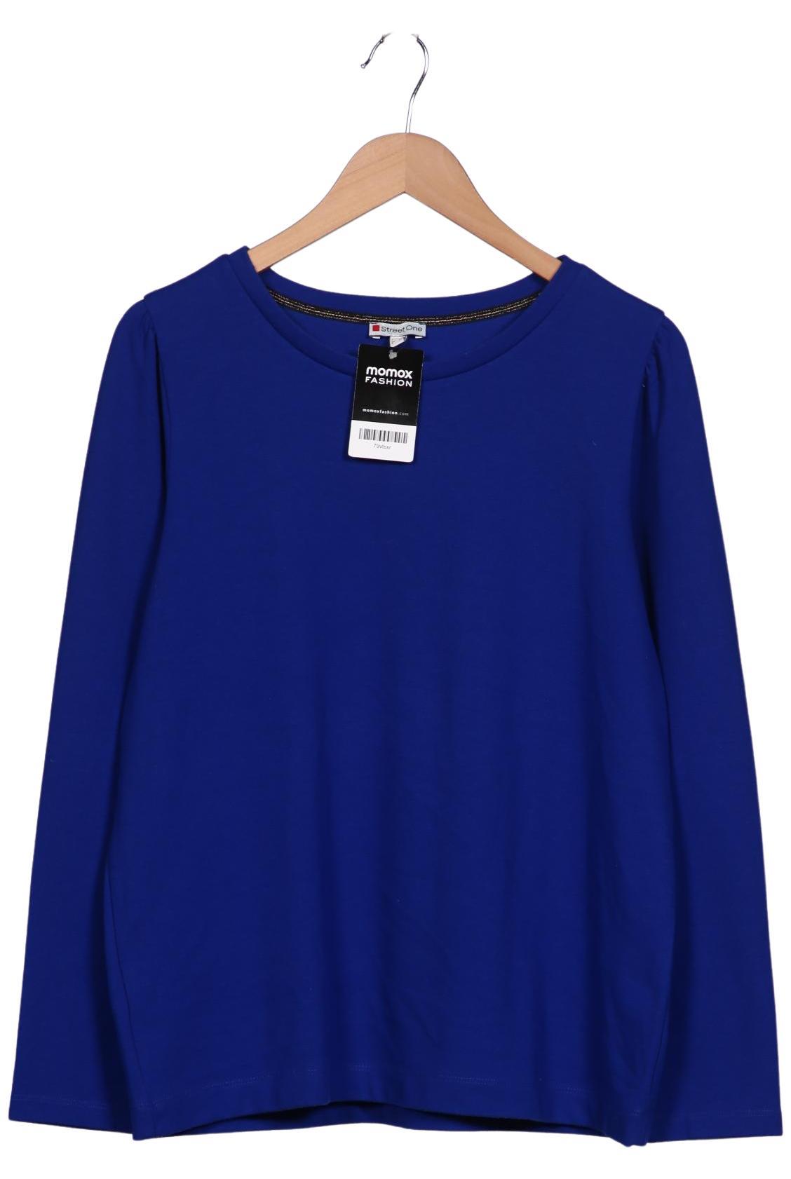 

Street One Damen Langarmshirt, blau, Gr. 42