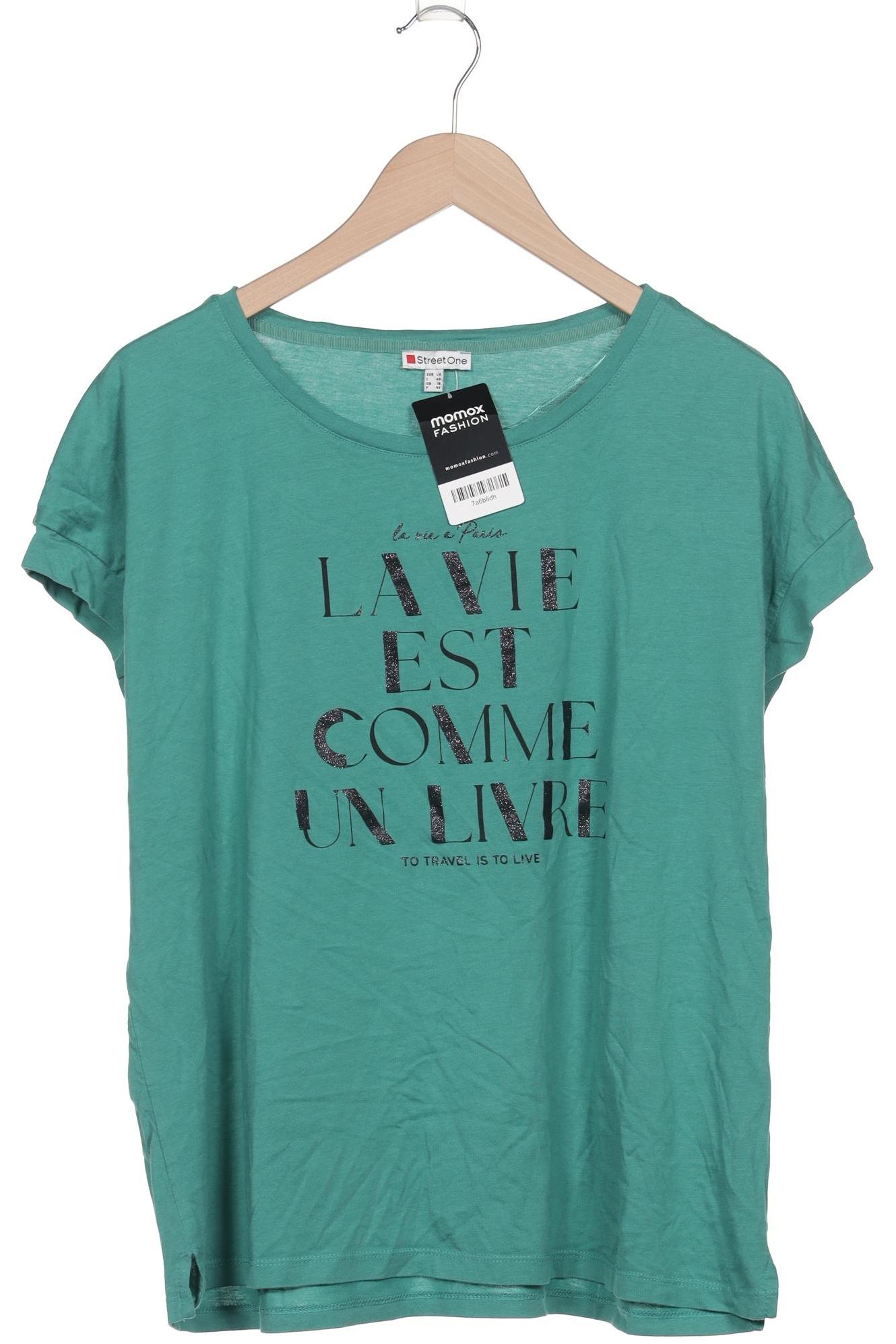 

Street One Damen T-Shirt, türkis, Gr. 44