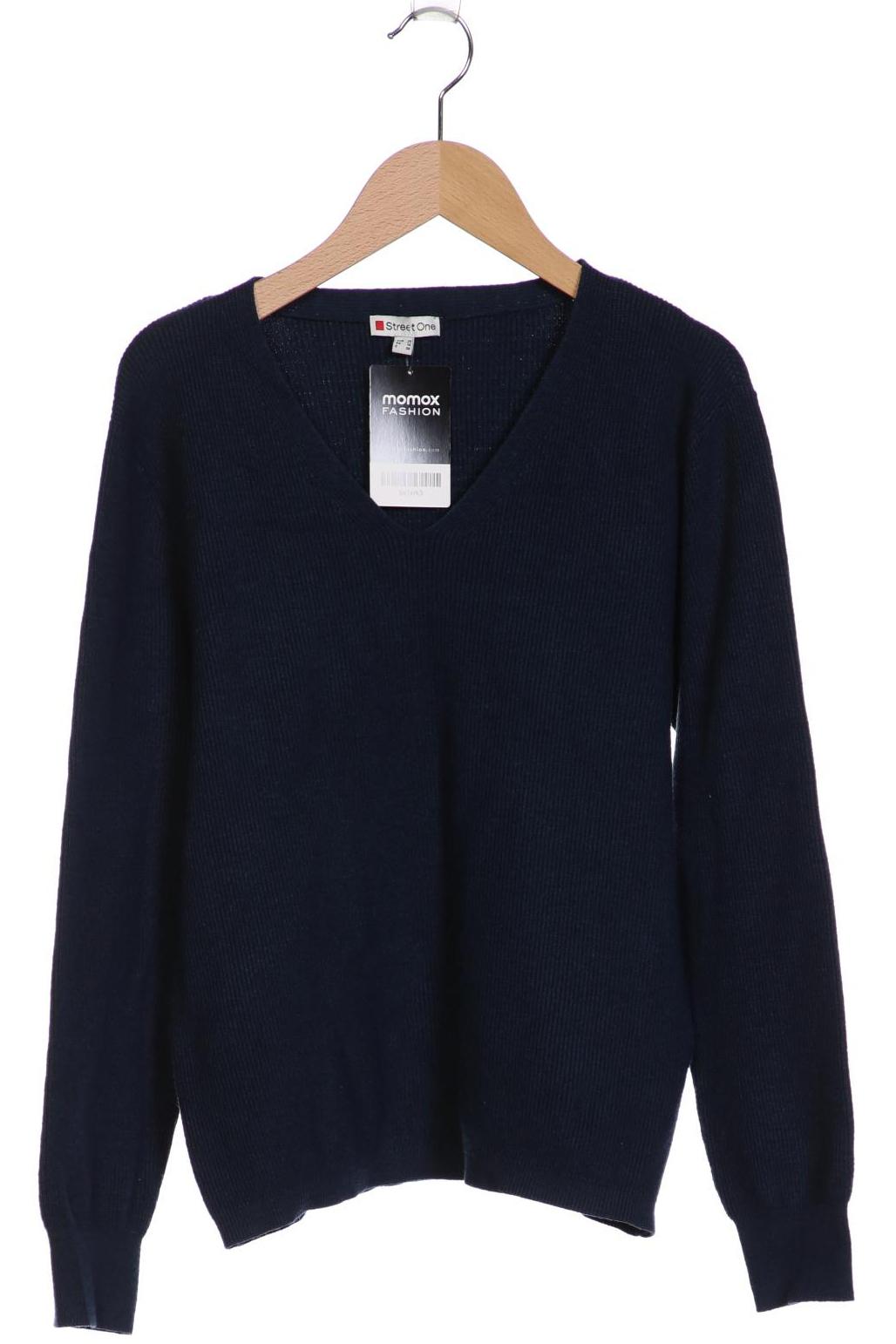 

Street One Damen Pullover, blau, Gr. 36