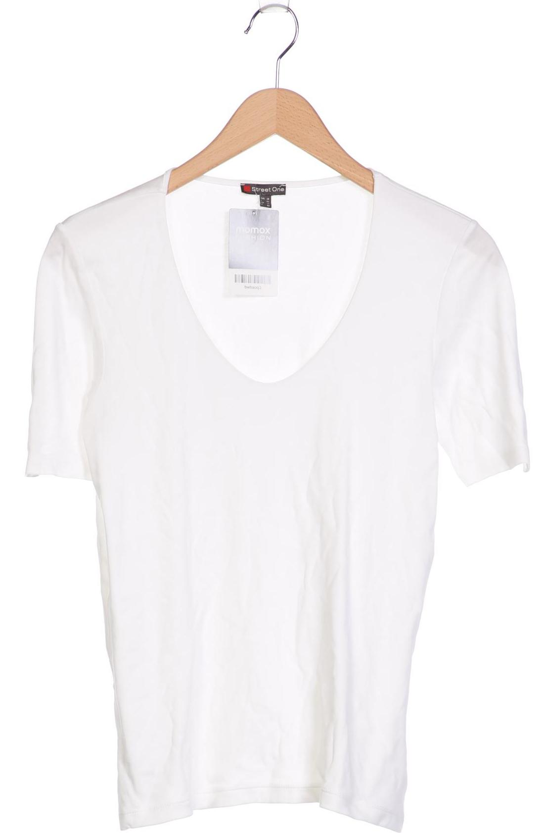 

Street One Damen T-Shirt, weiß, Gr. 38