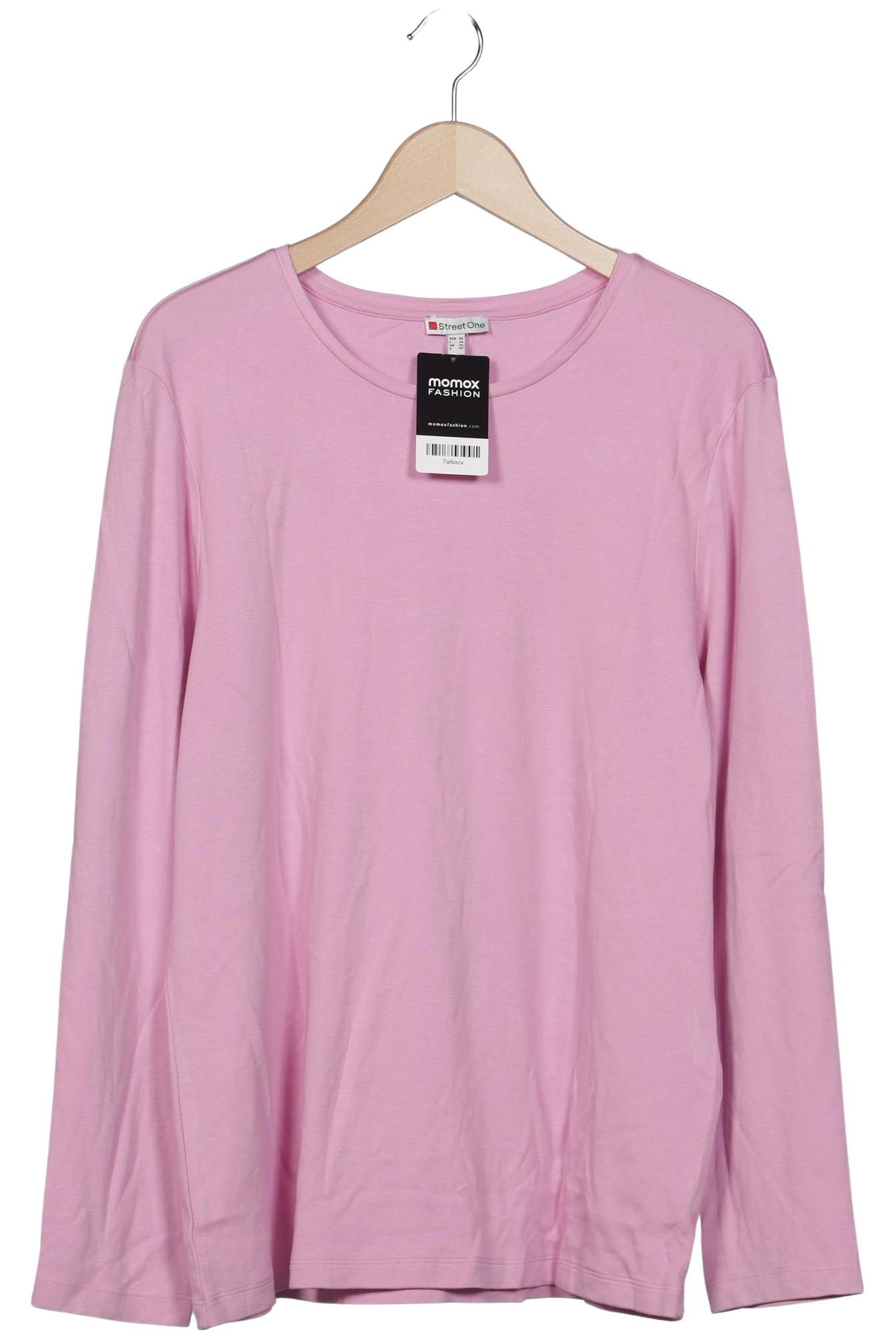 

Street One Damen Langarmshirt, pink, Gr. 46