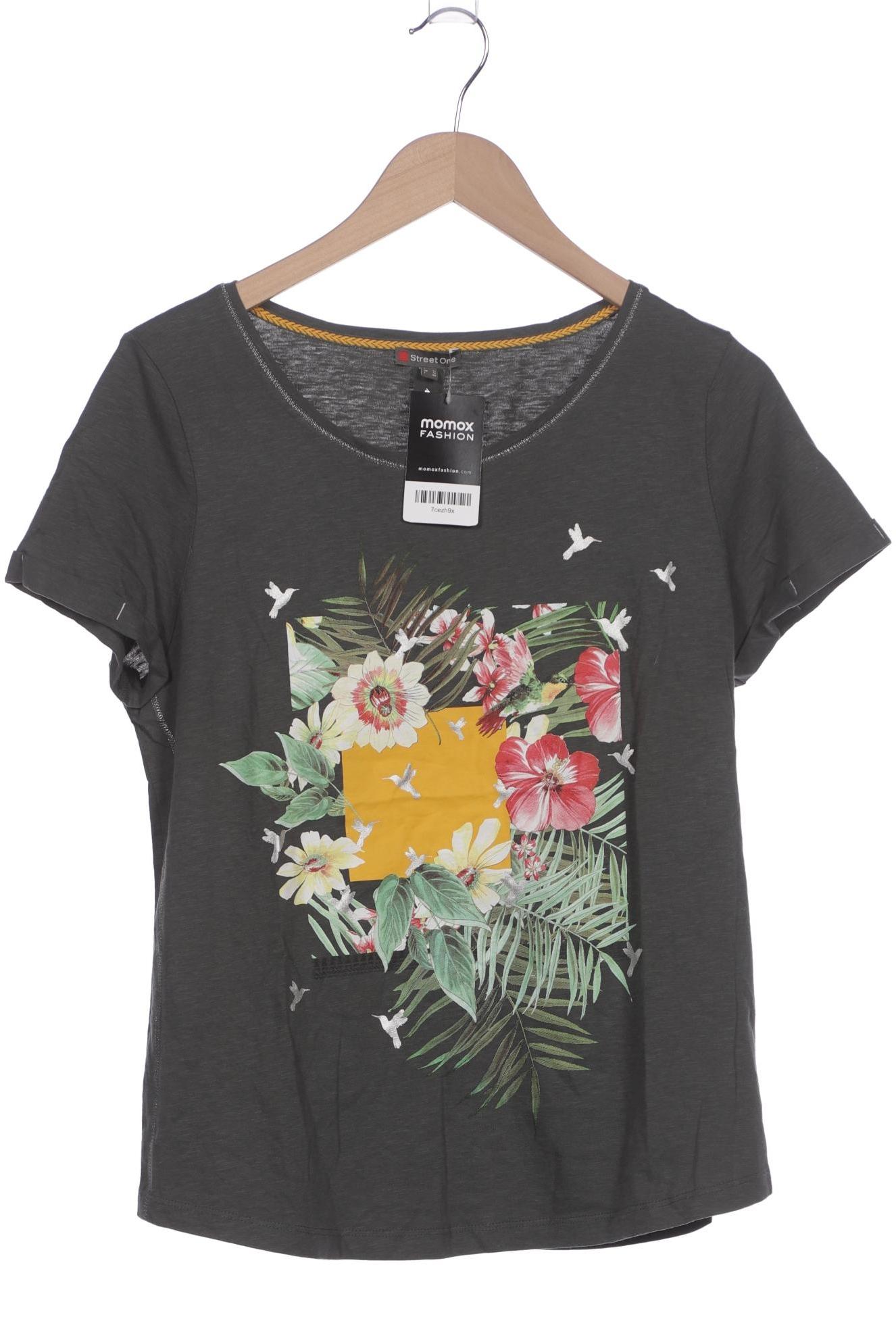 

Street One Damen T-Shirt, grün, Gr. 38