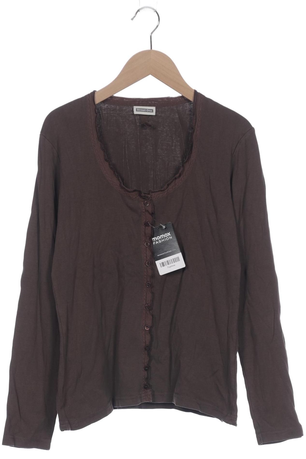 

Street One Damen Strickjacke, braun, Gr. 40