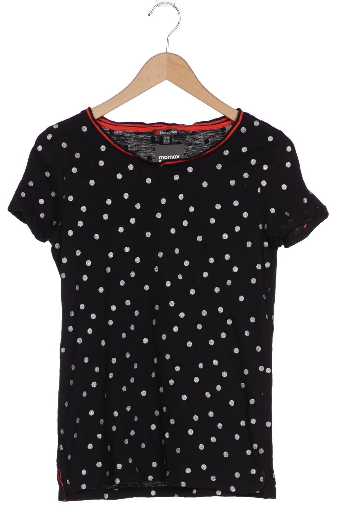 

Street One Damen T-Shirt, schwarz