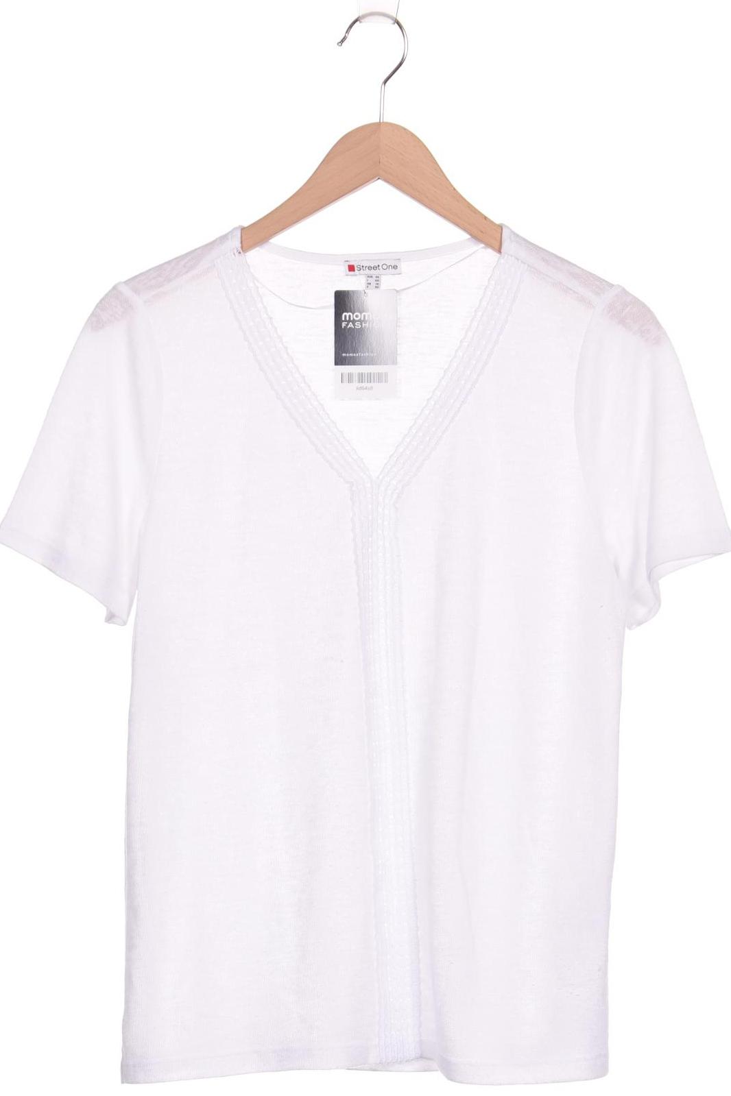 

Street One Damen T-Shirt, weiß, Gr. 40