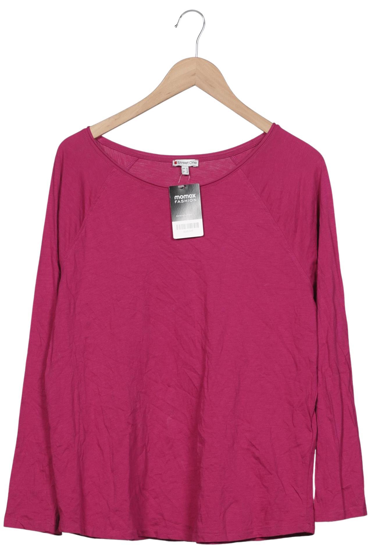 

Street One Damen Langarmshirt, pink, Gr. 44