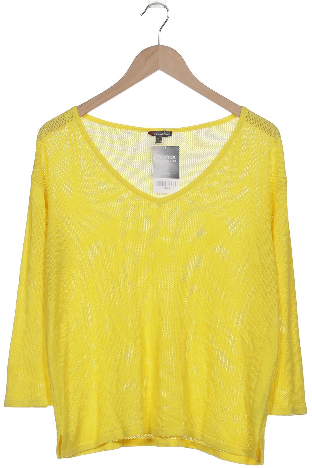 

Street One Damen Pullover, gelb, Gr. 42