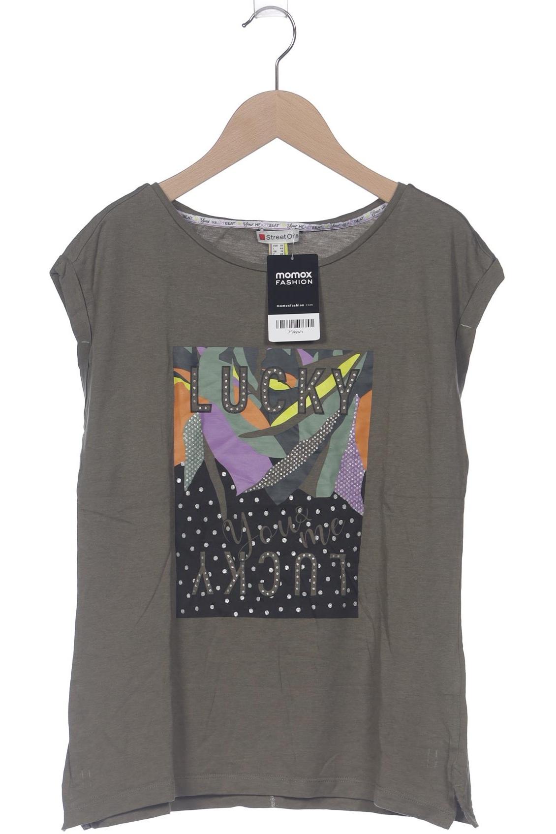 

Street One Damen T-Shirt, grün, Gr. 36
