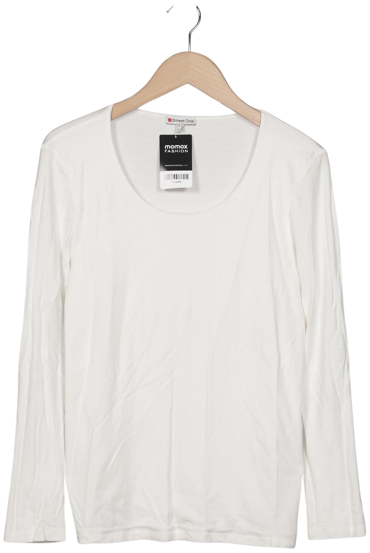 

Street One Damen Langarmshirt, weiß, Gr. 42