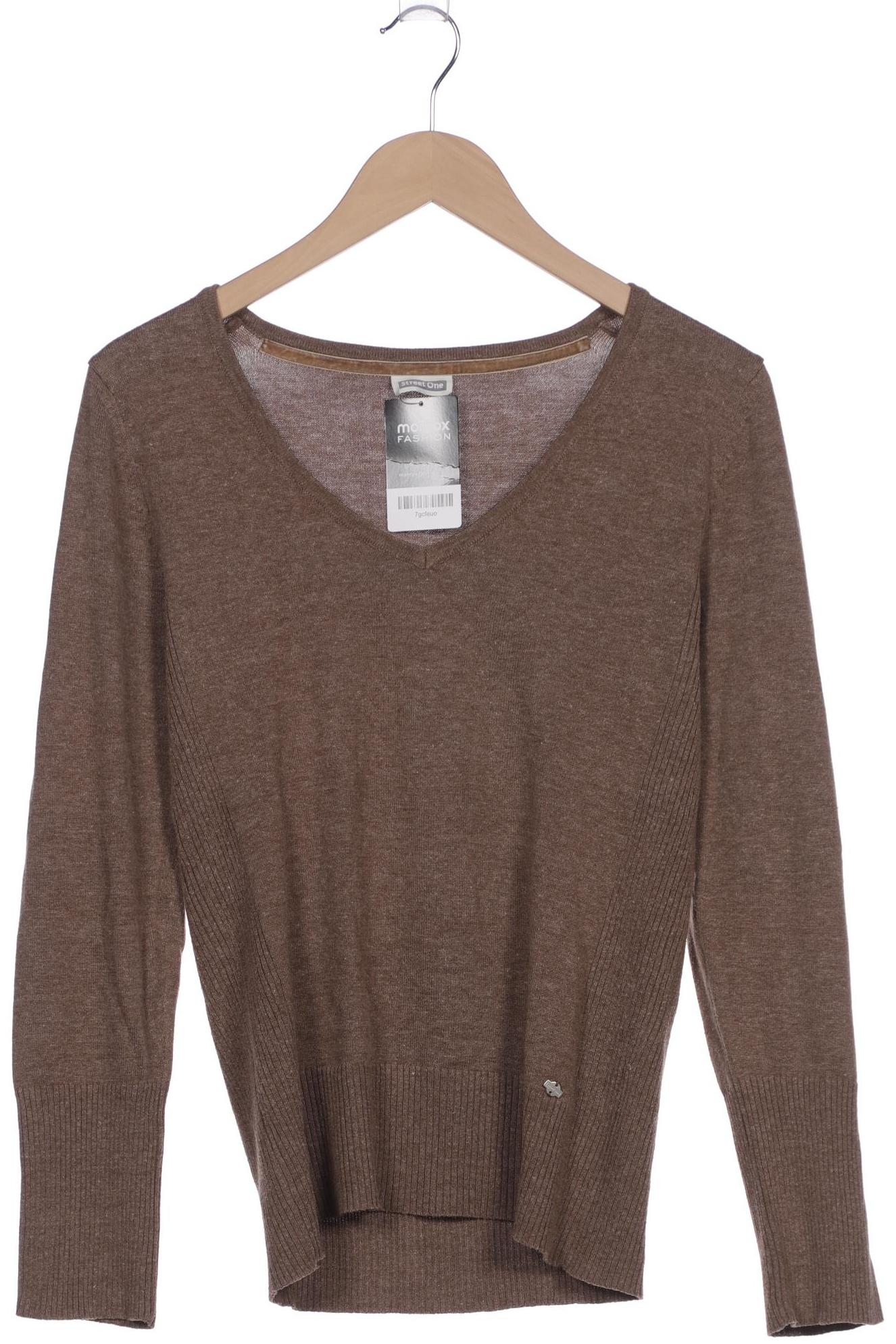 

Street One Damen Pullover, braun, Gr. 42