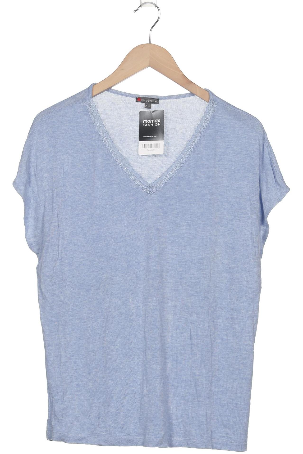 

Street One Damen T-Shirt, blau, Gr. 38