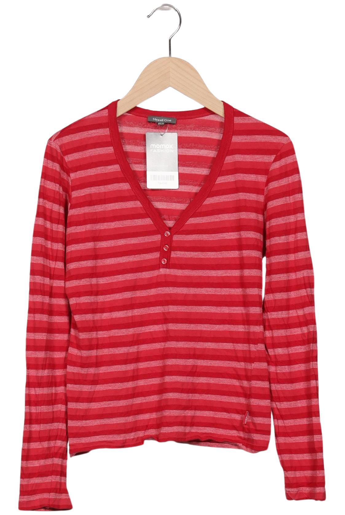 

Street One Damen Langarmshirt, rot, Gr. 36
