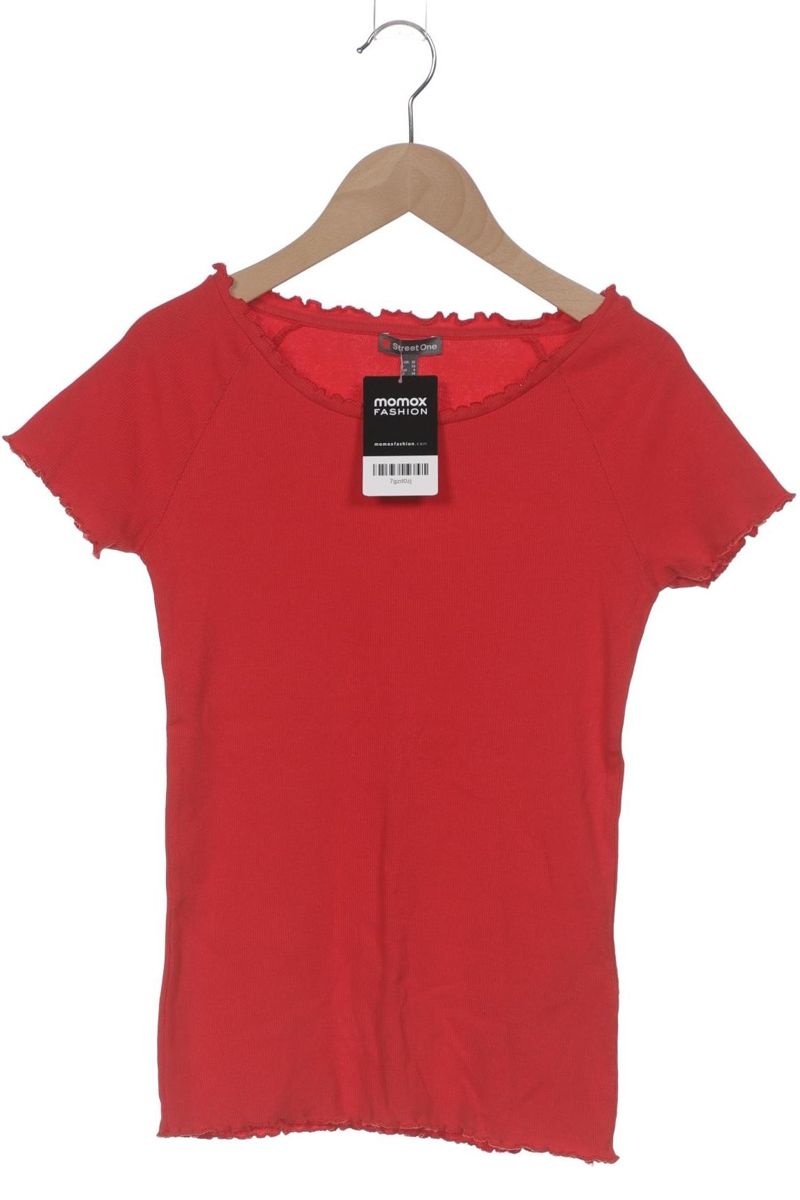 

Street One Damen T-Shirt, rot, Gr. 34