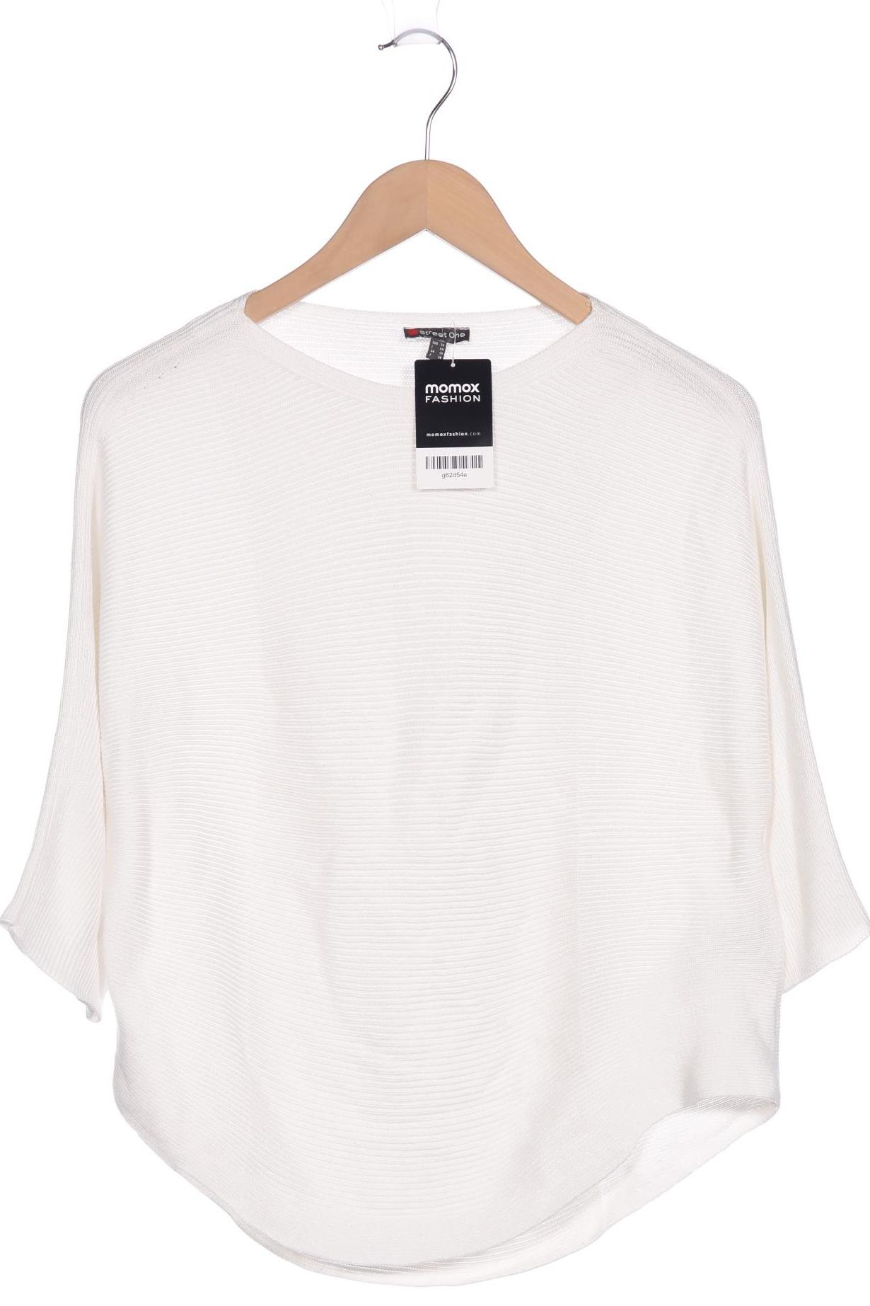 

Street One Damen Pullover, weiß, Gr. 36