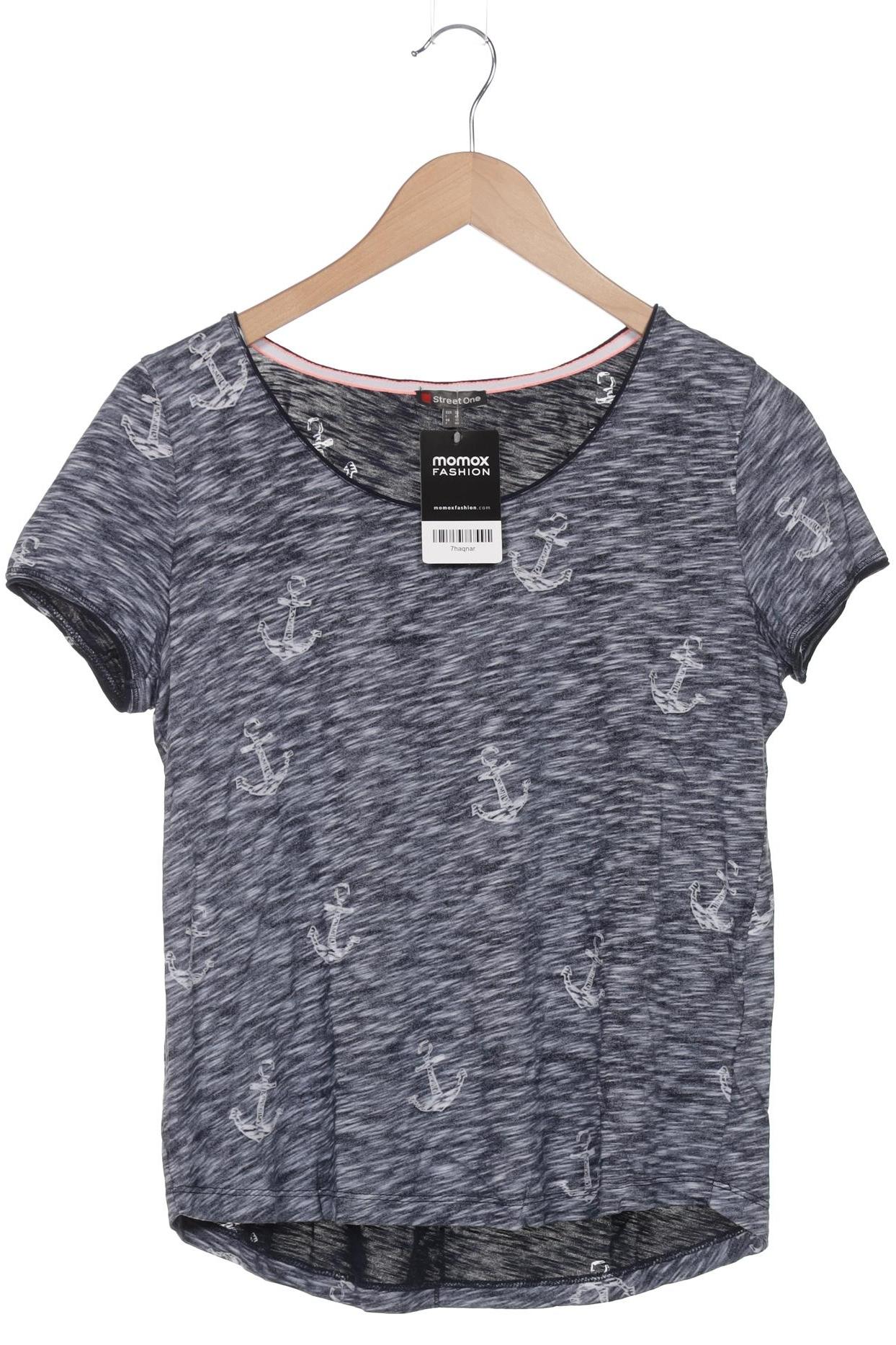 

Street One Damen T-Shirt, marineblau, Gr. 38