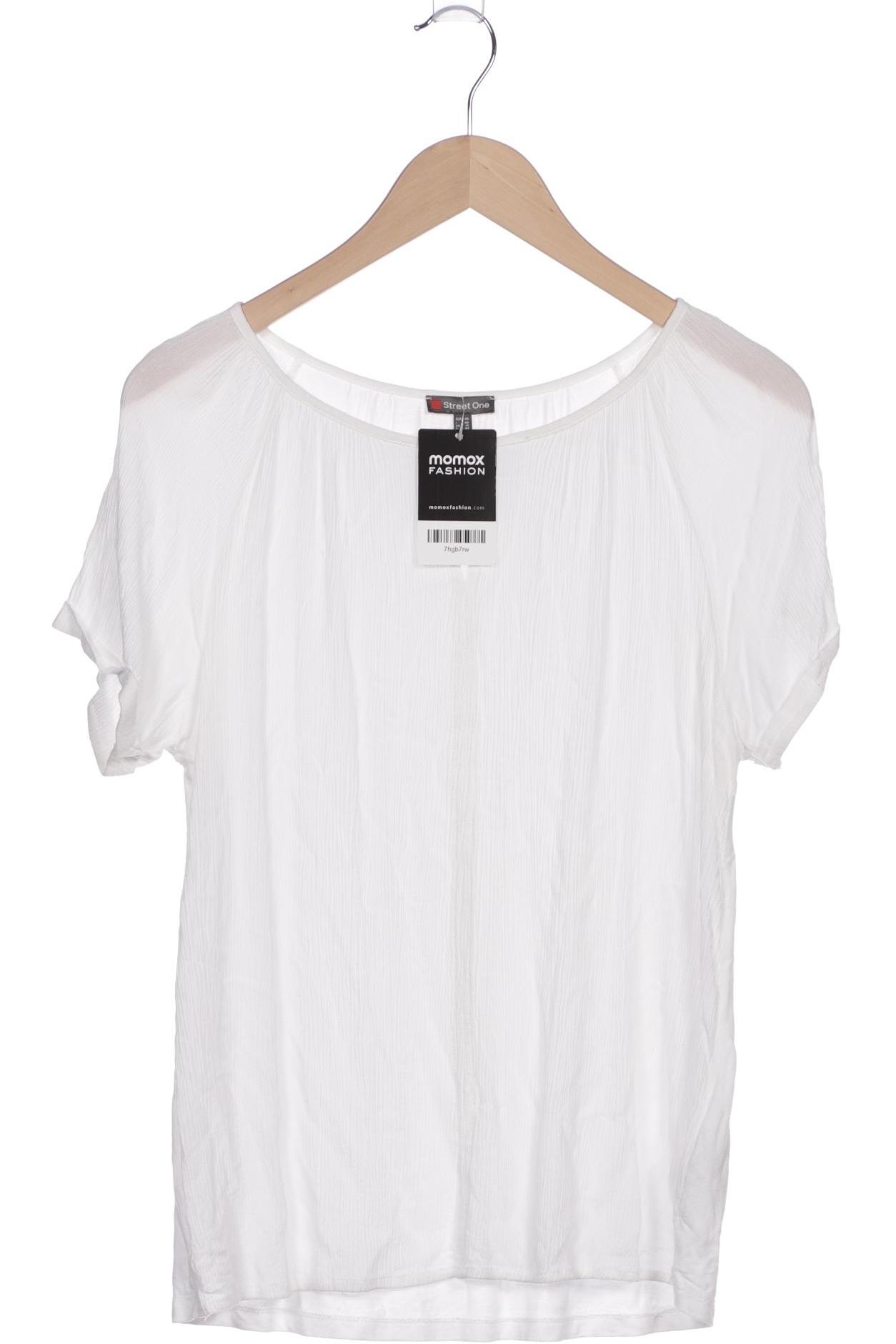 

Street One Damen T-Shirt, weiß, Gr. 40