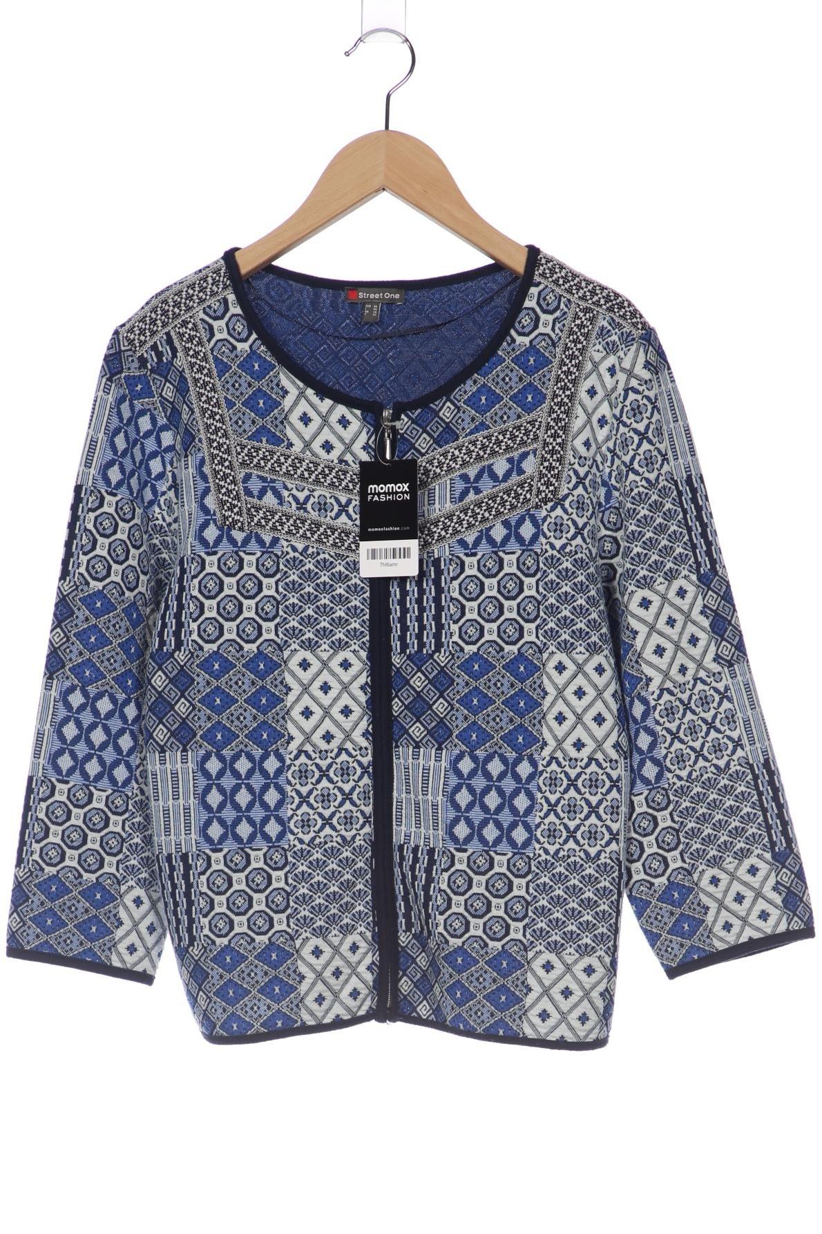 

Street One Damen Strickjacke, blau, Gr. 40