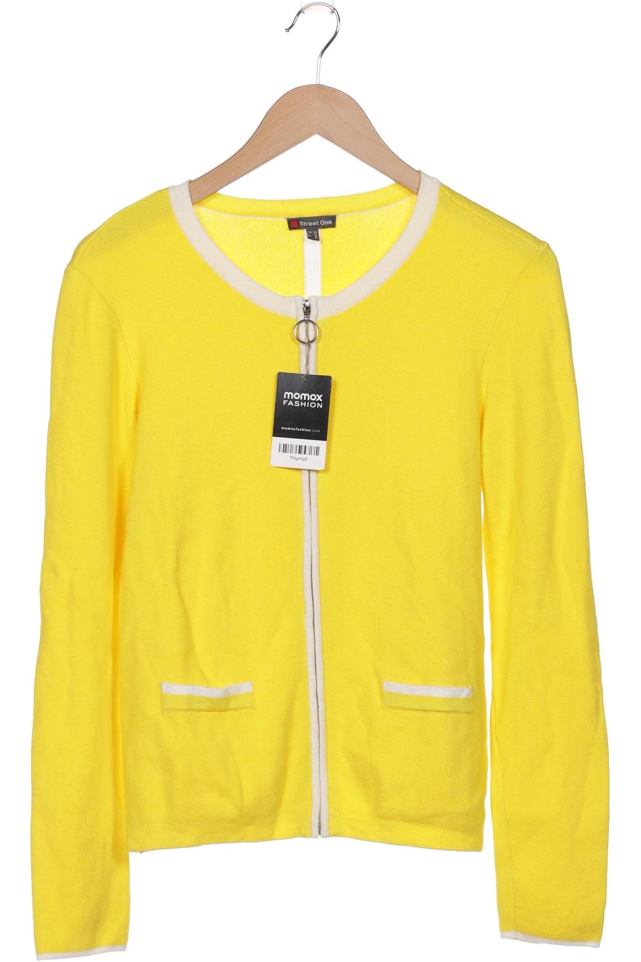 

Street One Damen Strickjacke, gelb, Gr. 38
