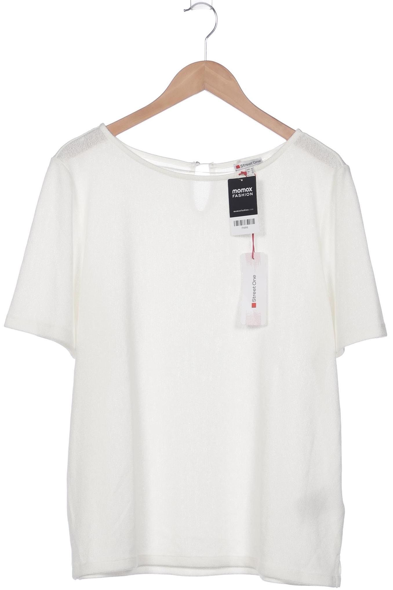 

Street One Damen T-Shirt, weiß, Gr. 44