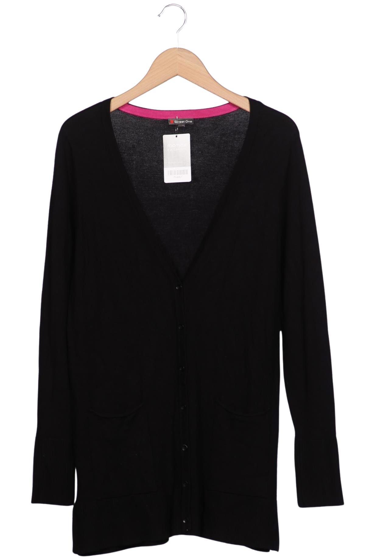 

Street One Damen Strickjacke, schwarz, Gr. 38