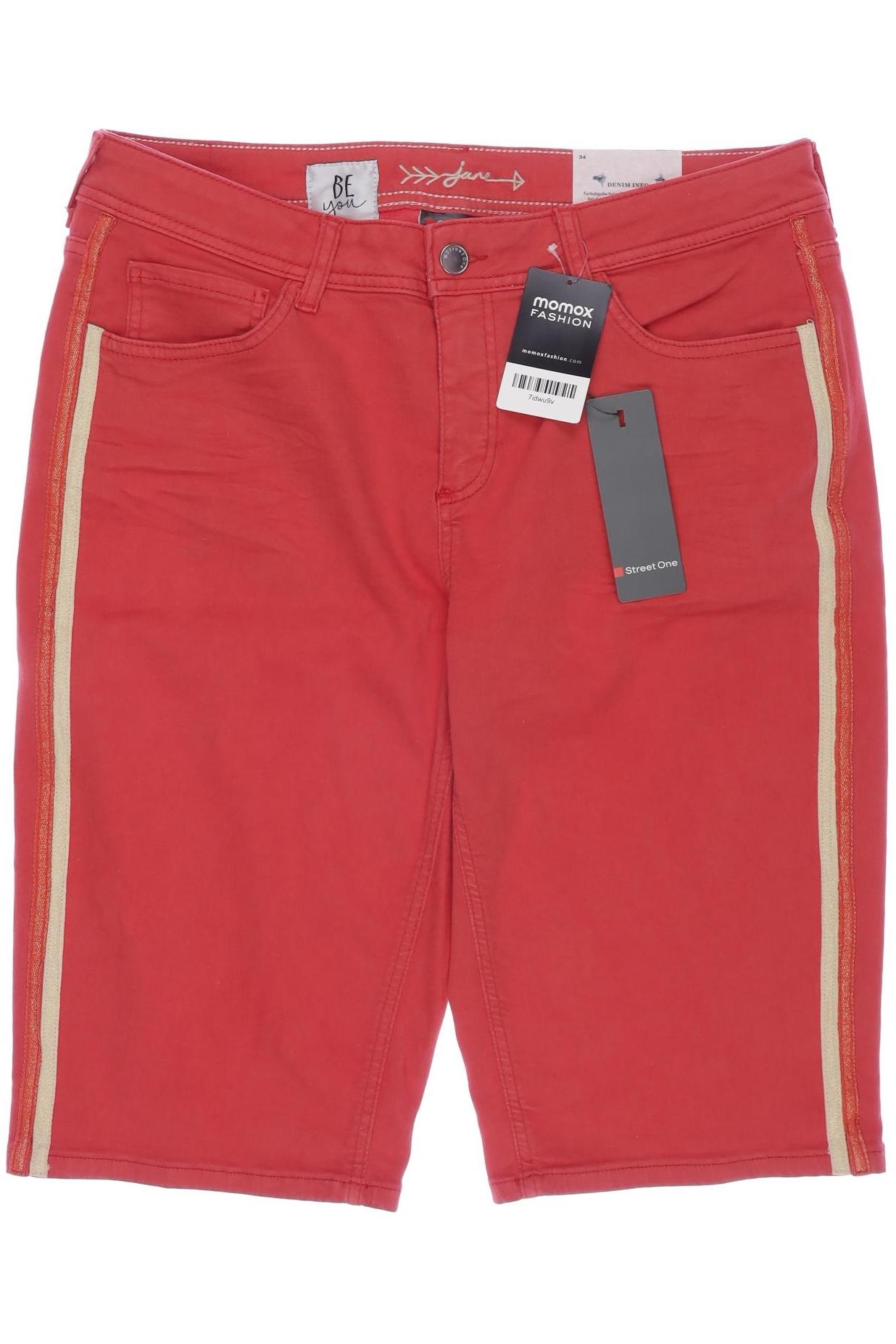 

Street One Damen Shorts, rot, Gr. 34