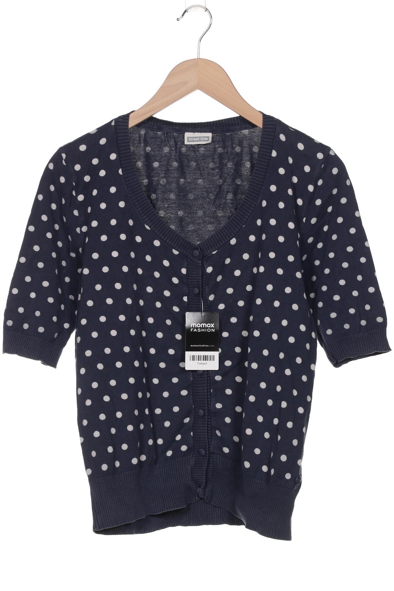 

Street One Damen Strickjacke, blau, Gr. 40