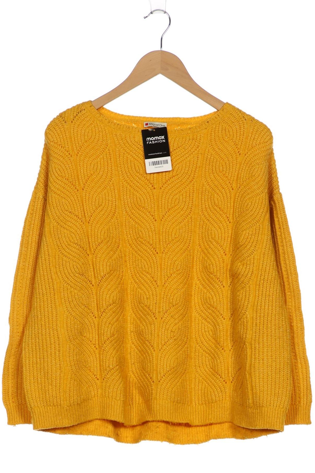 

Street One Damen Pullover, gelb, Gr. 42