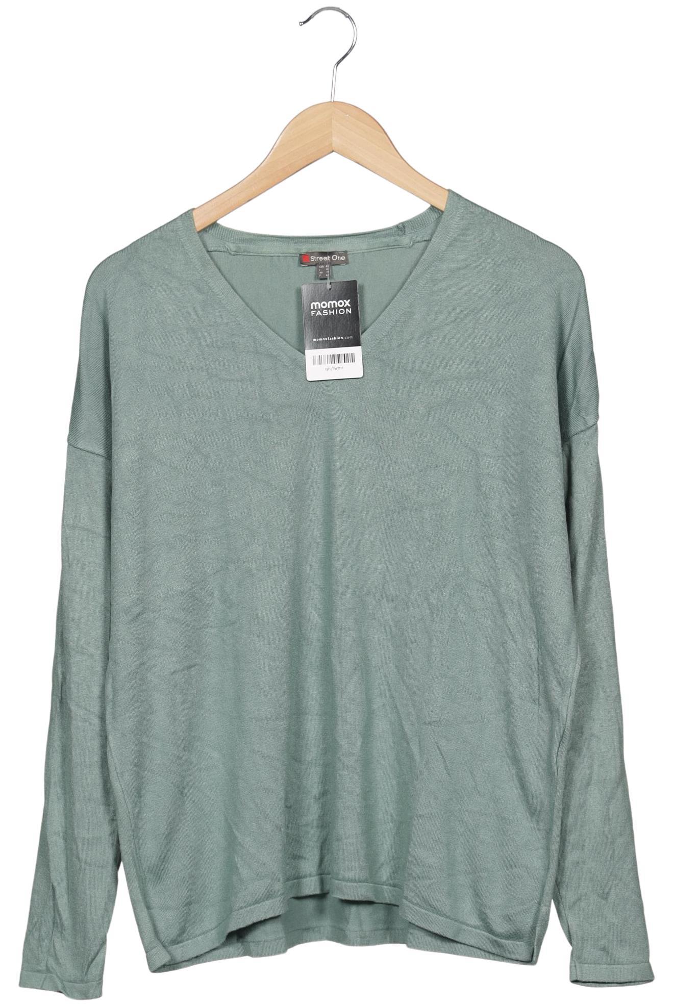 

Street One Damen Pullover, grün, Gr. 40