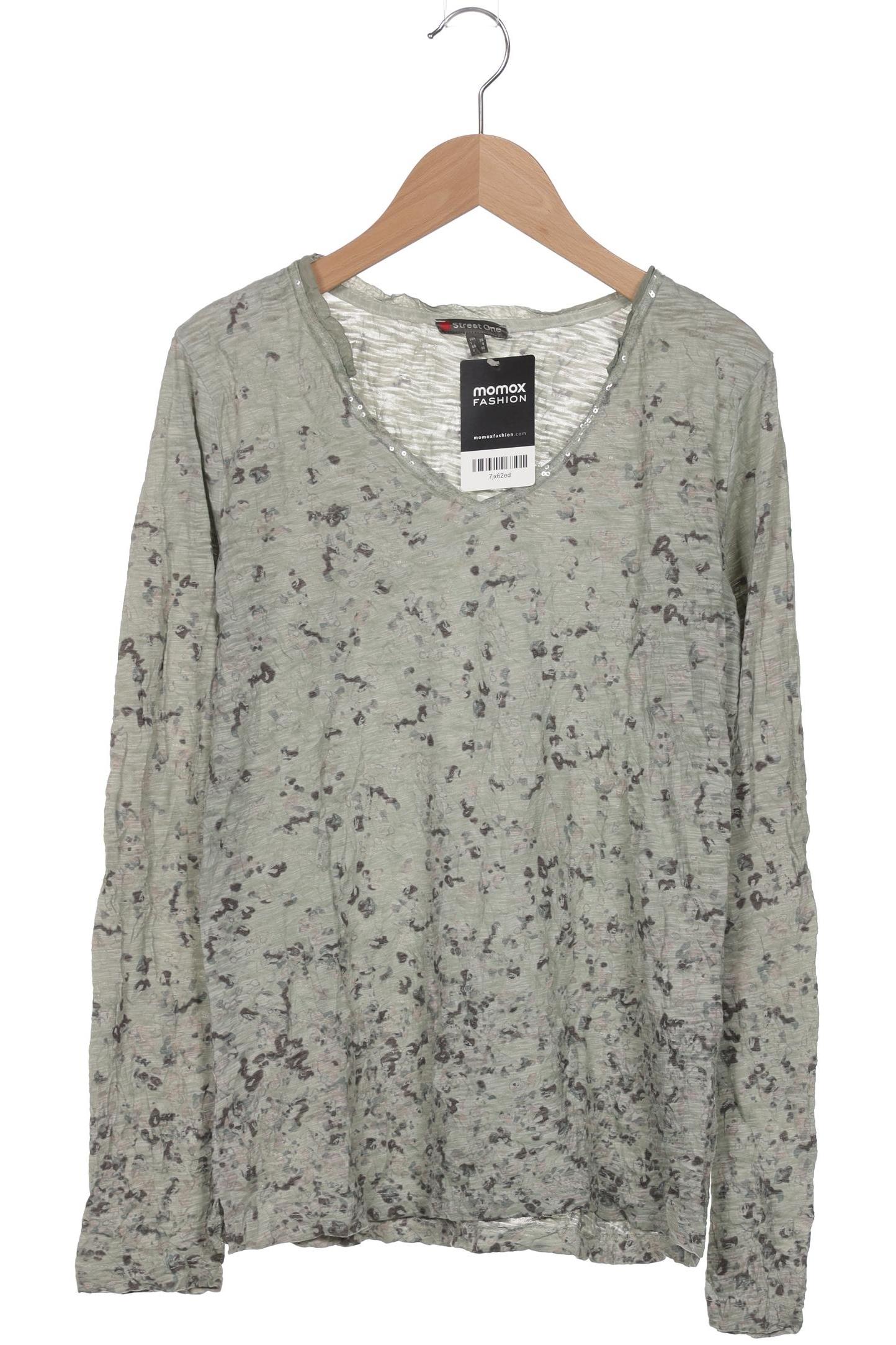 

Street One Damen Langarmshirt, hellgrün, Gr. 34