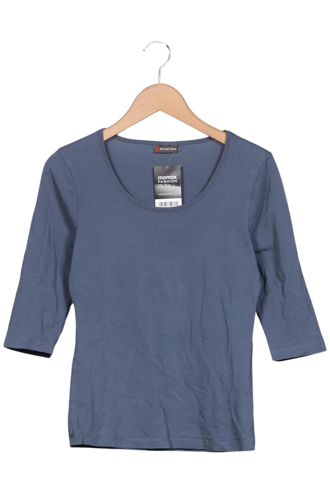 

Street One Damen Langarmshirt, blau, Gr. 38