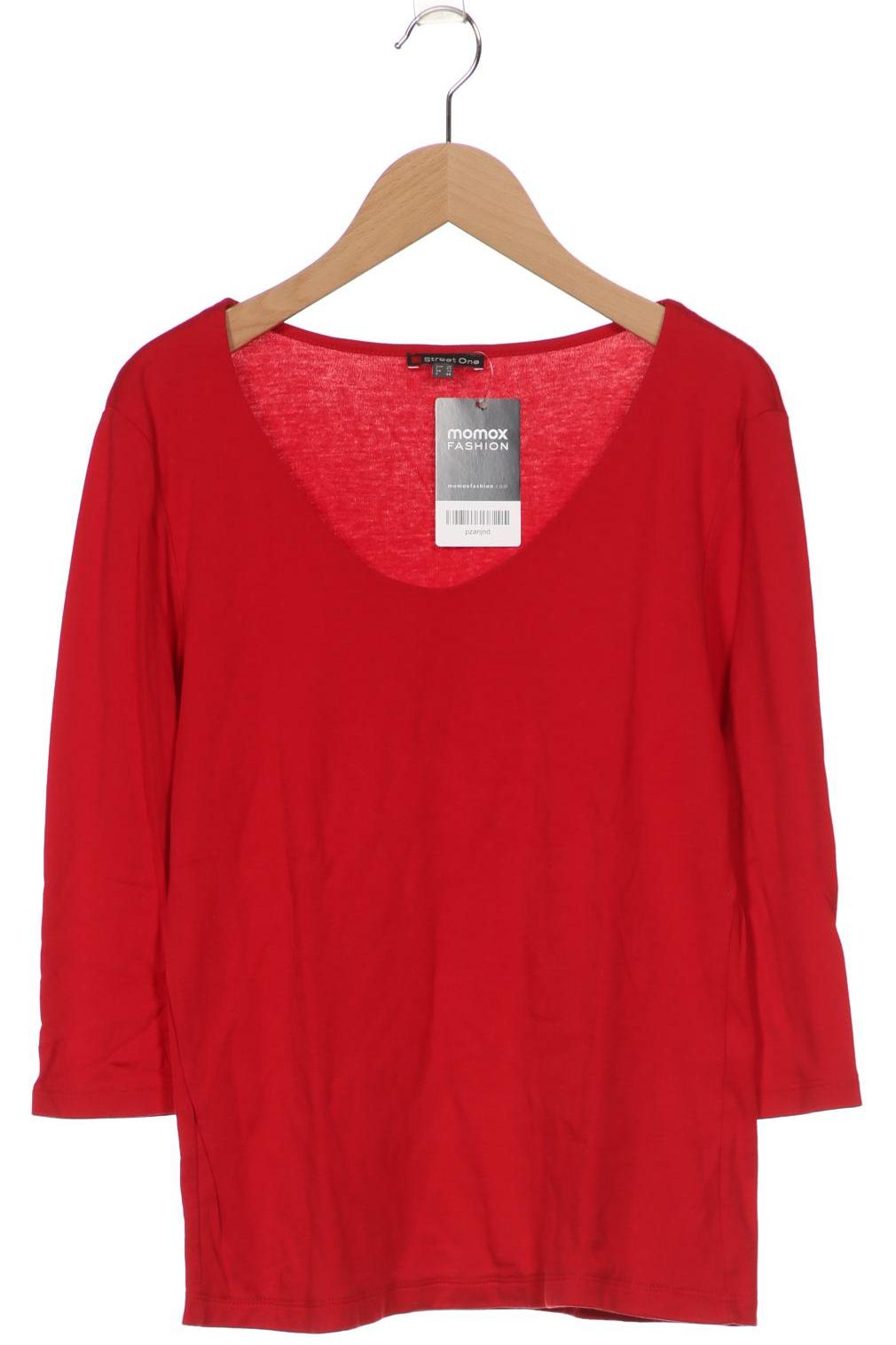 

Street One Damen Langarmshirt, rot, Gr. 38