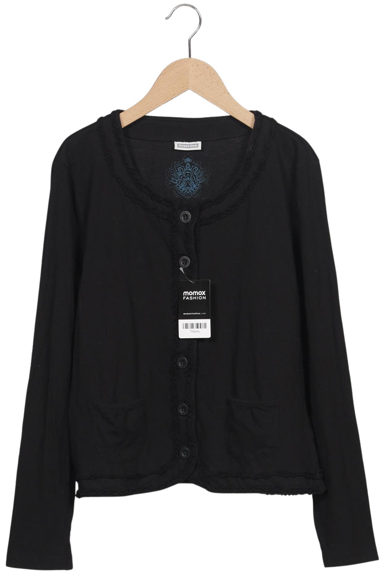 

Street One Damen Strickjacke, schwarz, Gr. 44