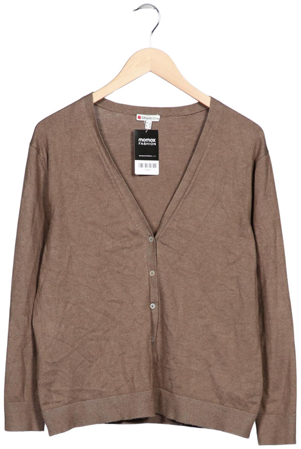 

Street One Damen Strickjacke, braun, Gr. 40