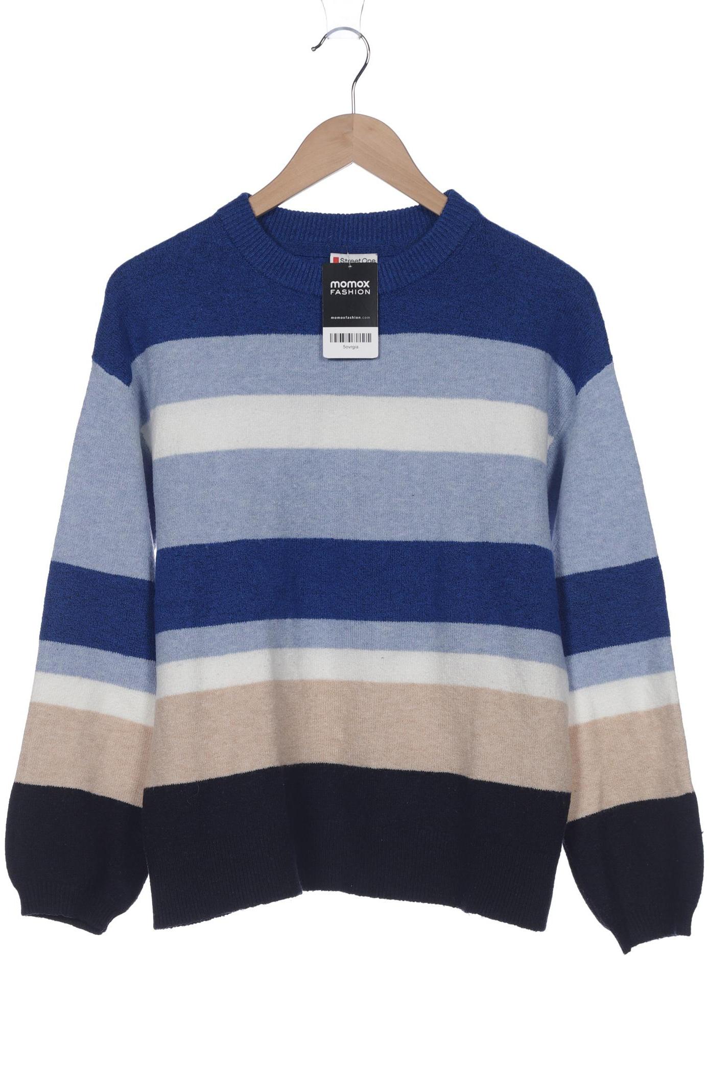 

Street One Damen Pullover, blau, Gr. 36