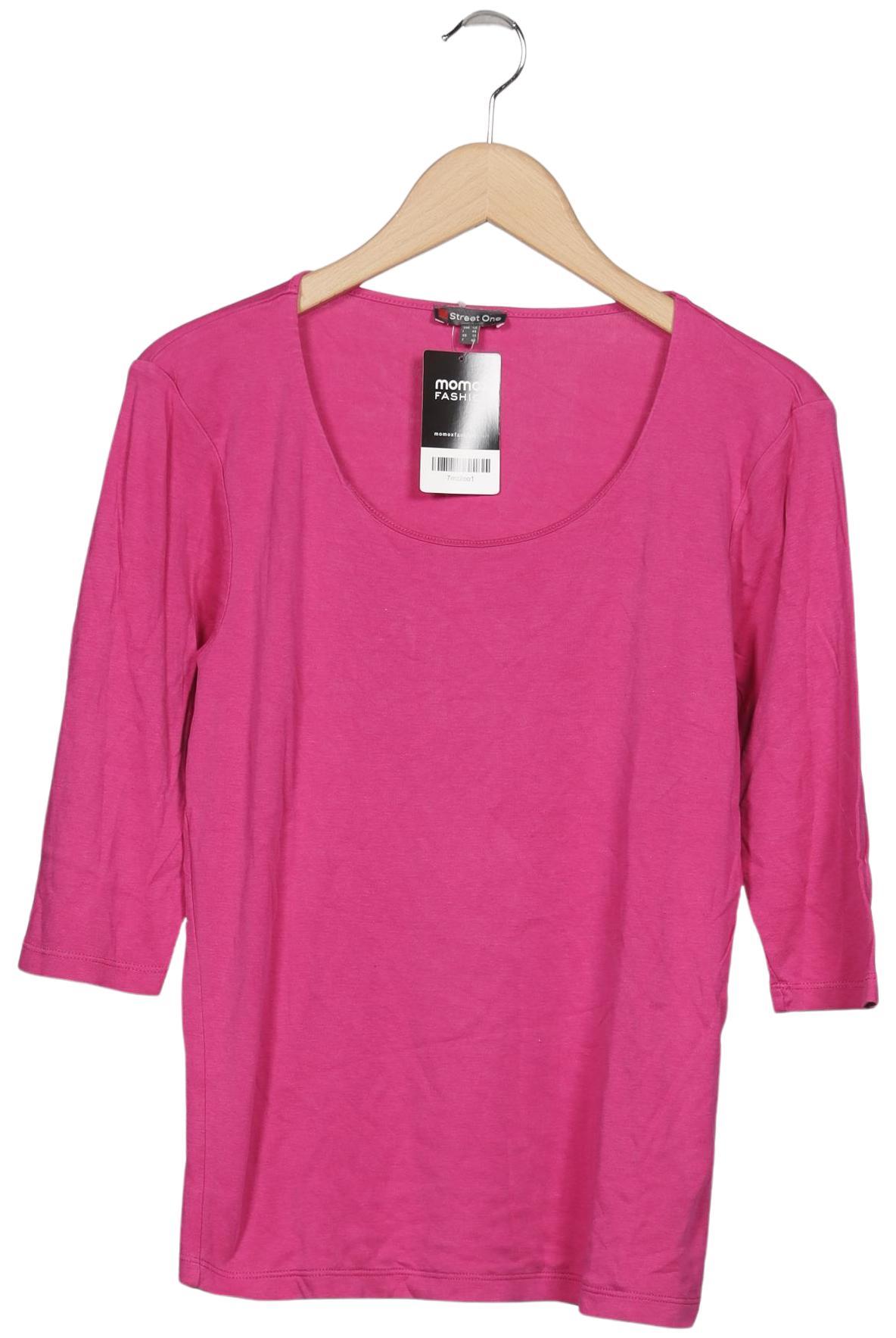 

Street One Damen Langarmshirt, pink, Gr. 40