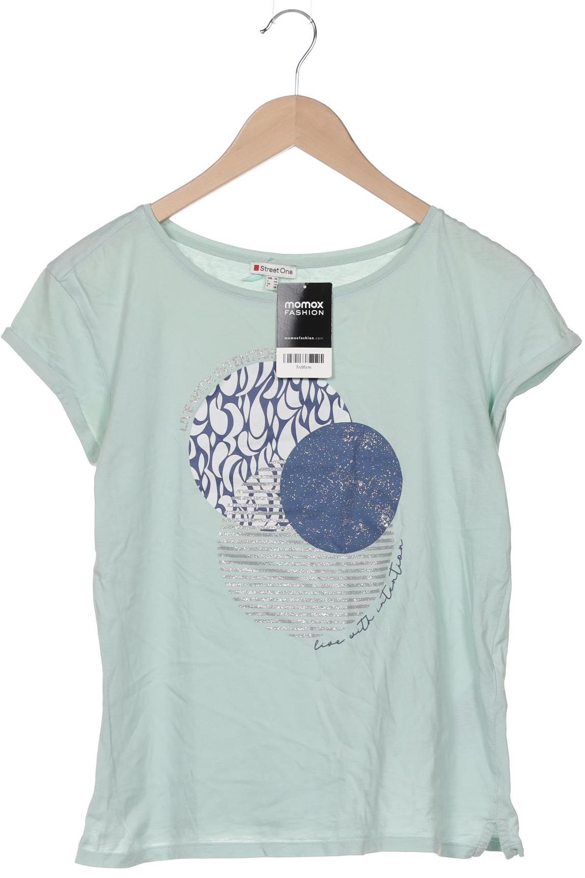 

Street One Damen T-Shirt, hellblau, Gr. 36